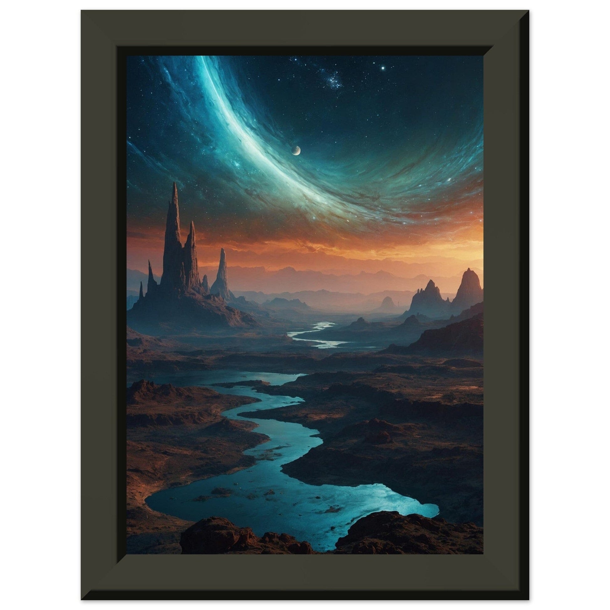 Premium Matte Paper Metal Framed Poster - Stilvolle Kunst in robustem Metallrahmen Print Material Modern Masterpieces 13x18 cm / 5x7″ 