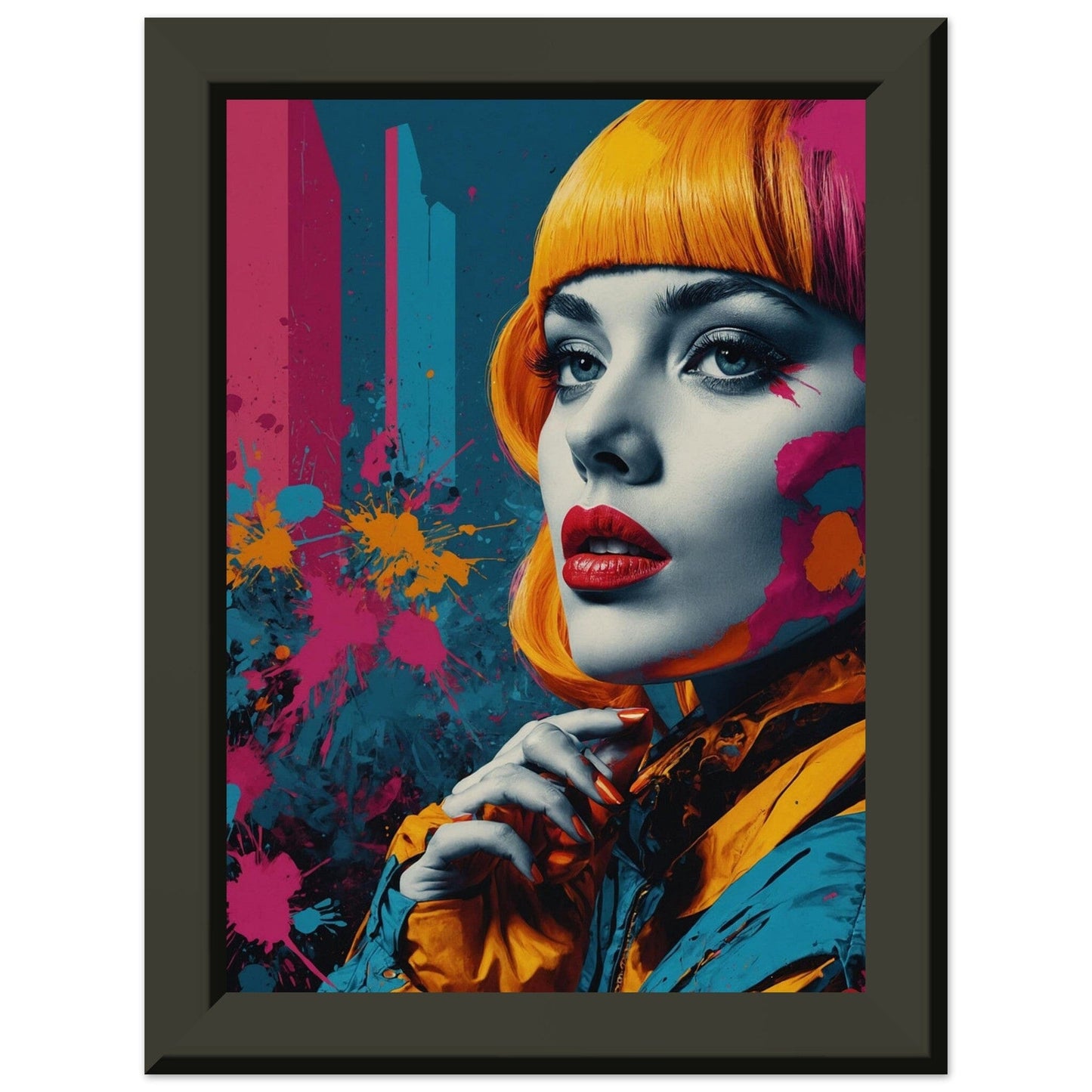 Premium Matte Paper Metal Framed Poster - Stilvolle Kunst in robustem Metallrahmen Print Material Modern Masterpieces 13x18 cm / 5x7″ 