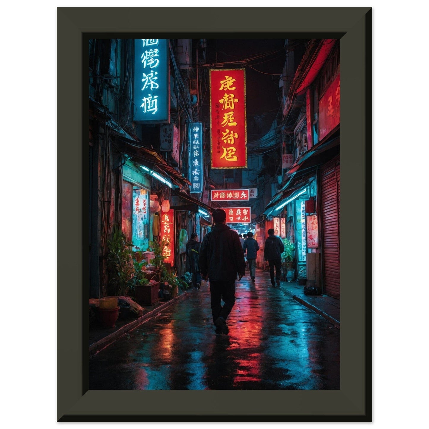 Premium Matte Paper Metal Framed Poster - Stilvolle Kunst in robustem Metallrahmen Print Material Modern Masterpieces 13x18 cm / 5x7″ 