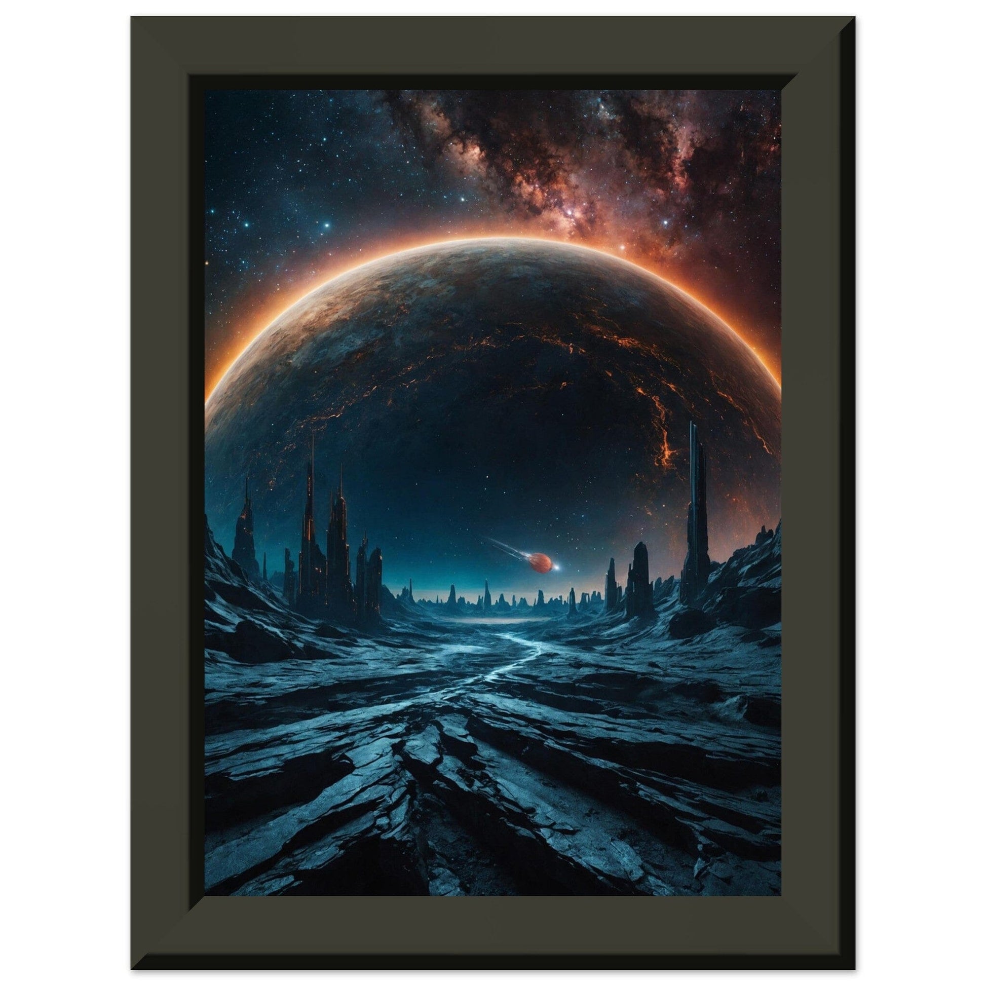 Premium Matte Paper Metal Framed Poster - Stilvolle Kunst in robustem Metallrahmen Print Material Modern Masterpieces 13x18 cm / 5x7″ 