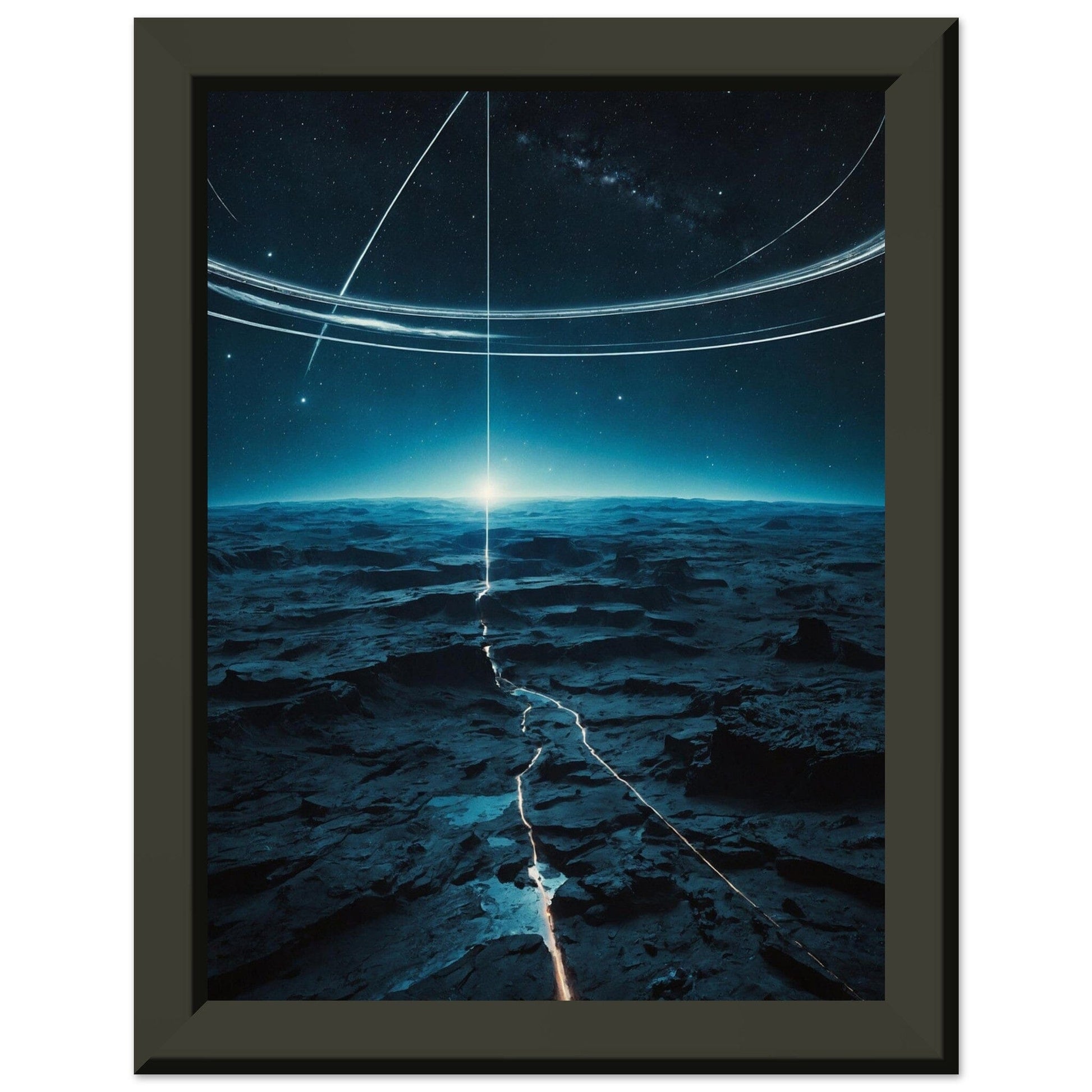 Premium Matte Paper Metal Framed Poster - Stilvolle Kunst in robustem Metallrahmen Print Material Modern Masterpieces 15x20 cm / 6x8″ 