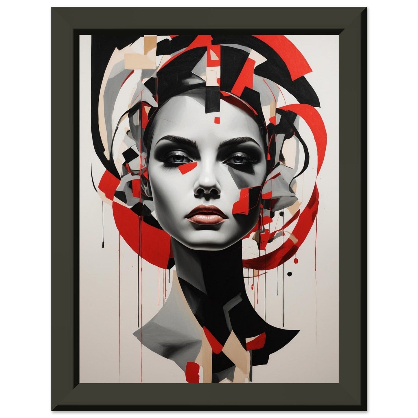 Premium Matte Paper Metal Framed Poster - Stilvolle Kunst in robustem Metallrahmen Print Material Modern Masterpieces 15x20 cm / 6x8″ 