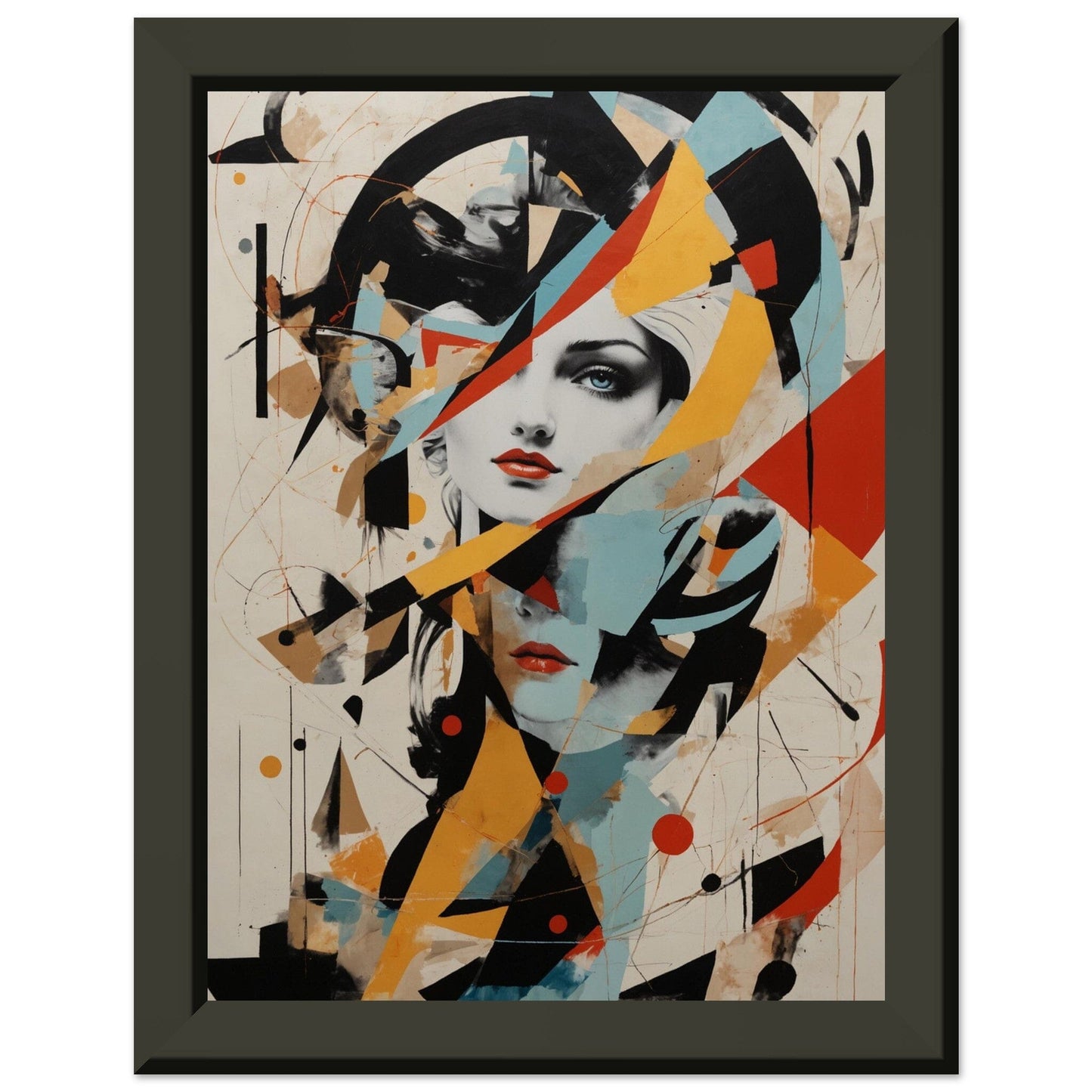 Premium Matte Paper Metal Framed Poster - Stilvolle Kunst in robustem Metallrahmen Print Material Modern Masterpieces 15x20 cm / 6x8″ 
