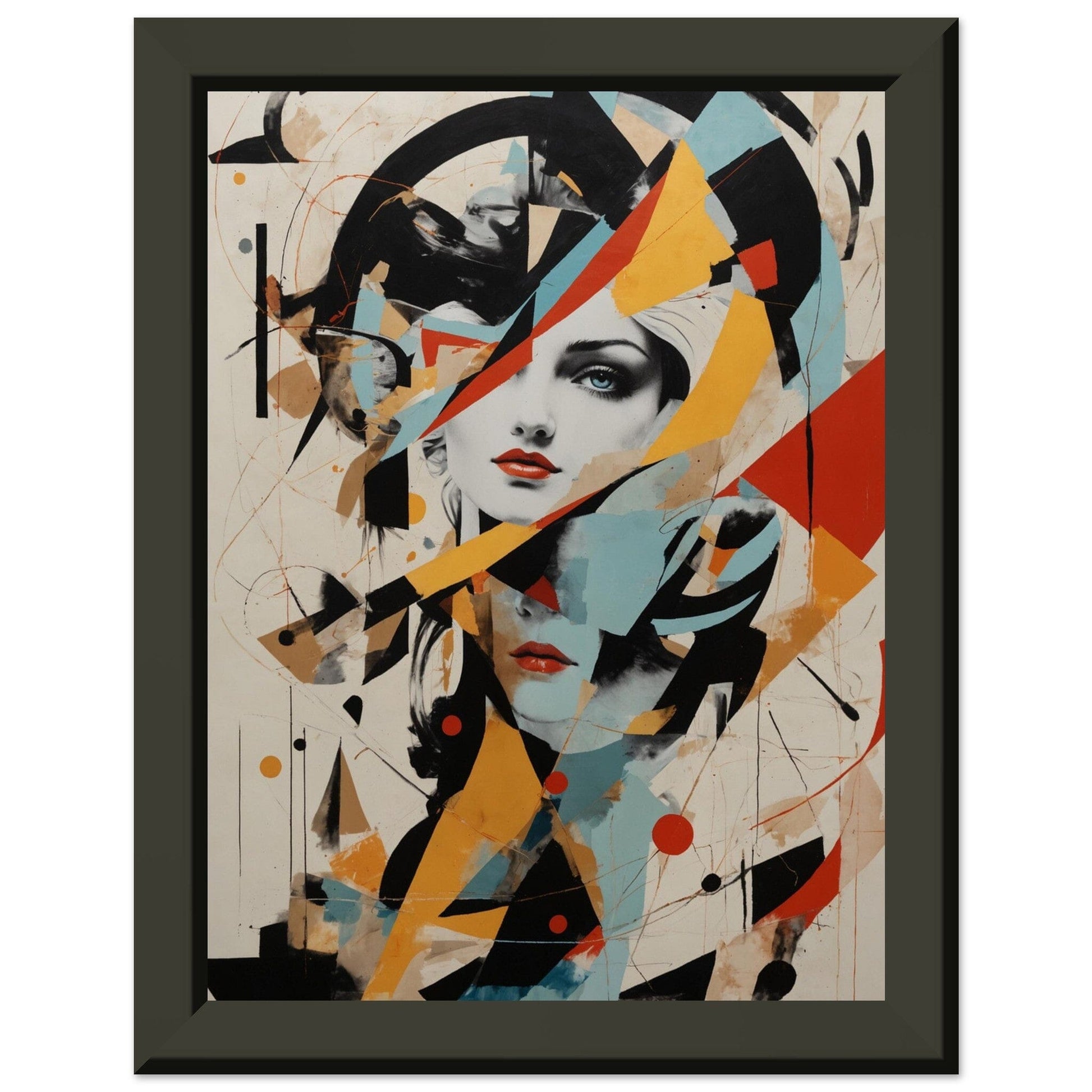 Premium Matte Paper Metal Framed Poster - Stilvolle Kunst in robustem Metallrahmen Print Material Modern Masterpieces 15x20 cm / 6x8″ 