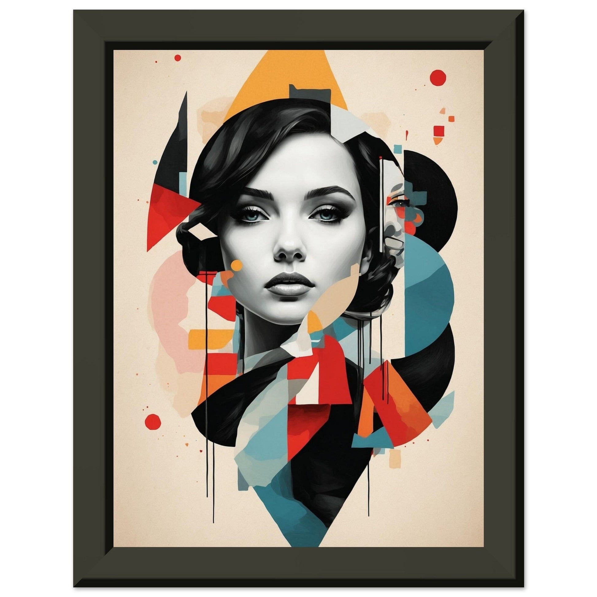 Premium Matte Paper Metal Framed Poster - Stilvolle Kunst in robustem Metallrahmen Print Material Modern Masterpieces 15x20 cm / 6x8″ 