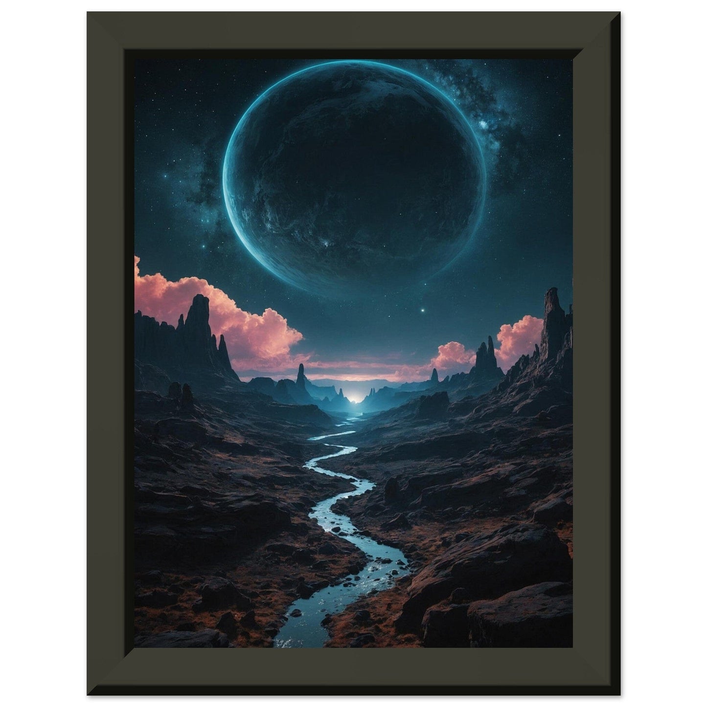 Premium Matte Paper Metal Framed Poster - Stilvolle Kunst in robustem Metallrahmen Print Material Modern Masterpieces 15x20 cm / 6x8″ 