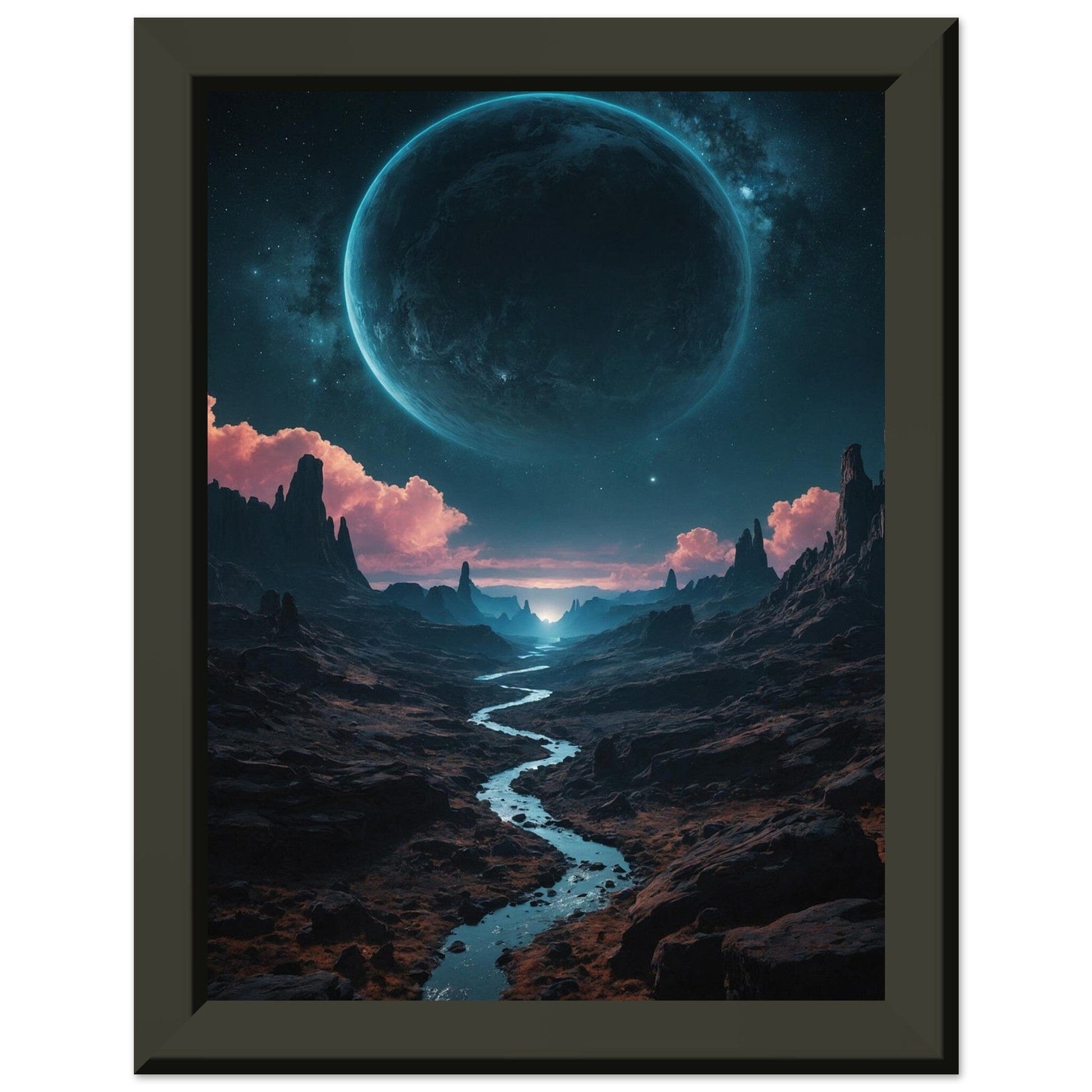 Premium Matte Paper Metal Framed Poster - Stilvolle Kunst in robustem Metallrahmen Print Material Modern Masterpieces 15x20 cm / 6x8″ 