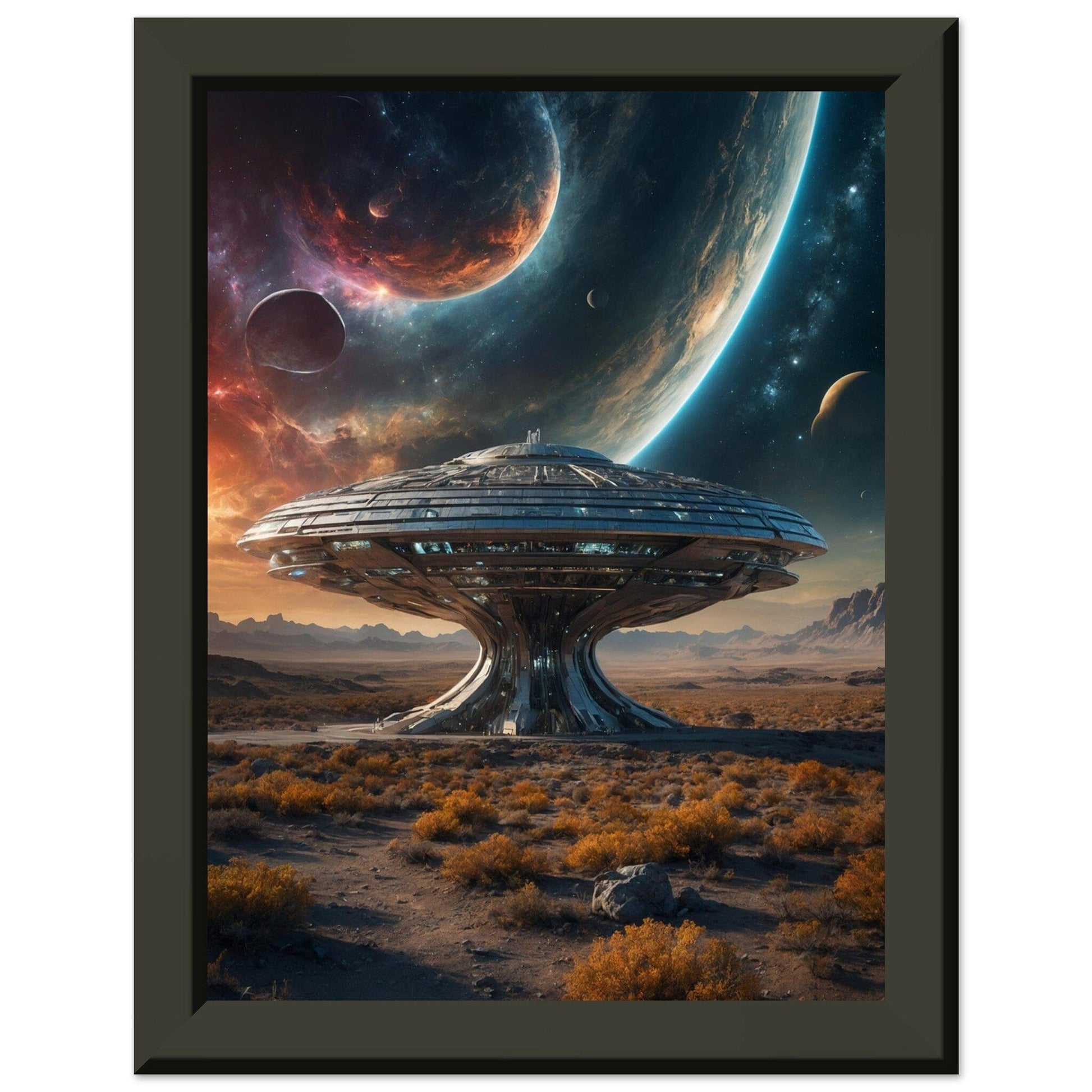 Premium Matte Paper Metal Framed Poster - Stilvolle Kunst in robustem Metallrahmen Print Material Modern Masterpieces 15x20 cm / 6x8″ 