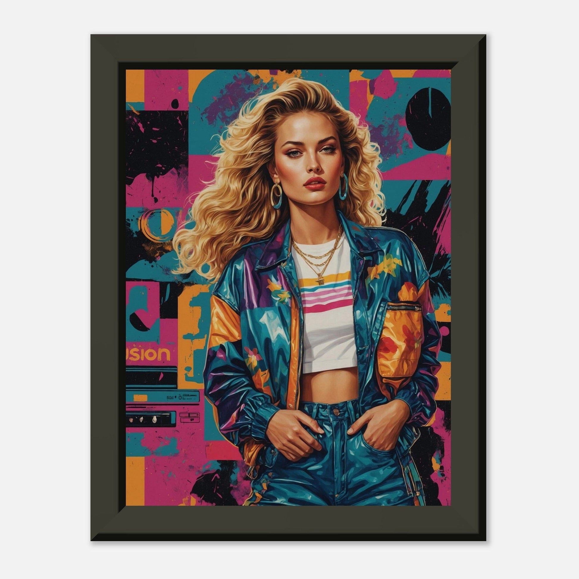 Premium Matte Paper Metal Framed Poster - Stilvolle Kunst in robustem Metallrahmen Print Material Modern Masterpieces 15x20 cm / 6x8″ 