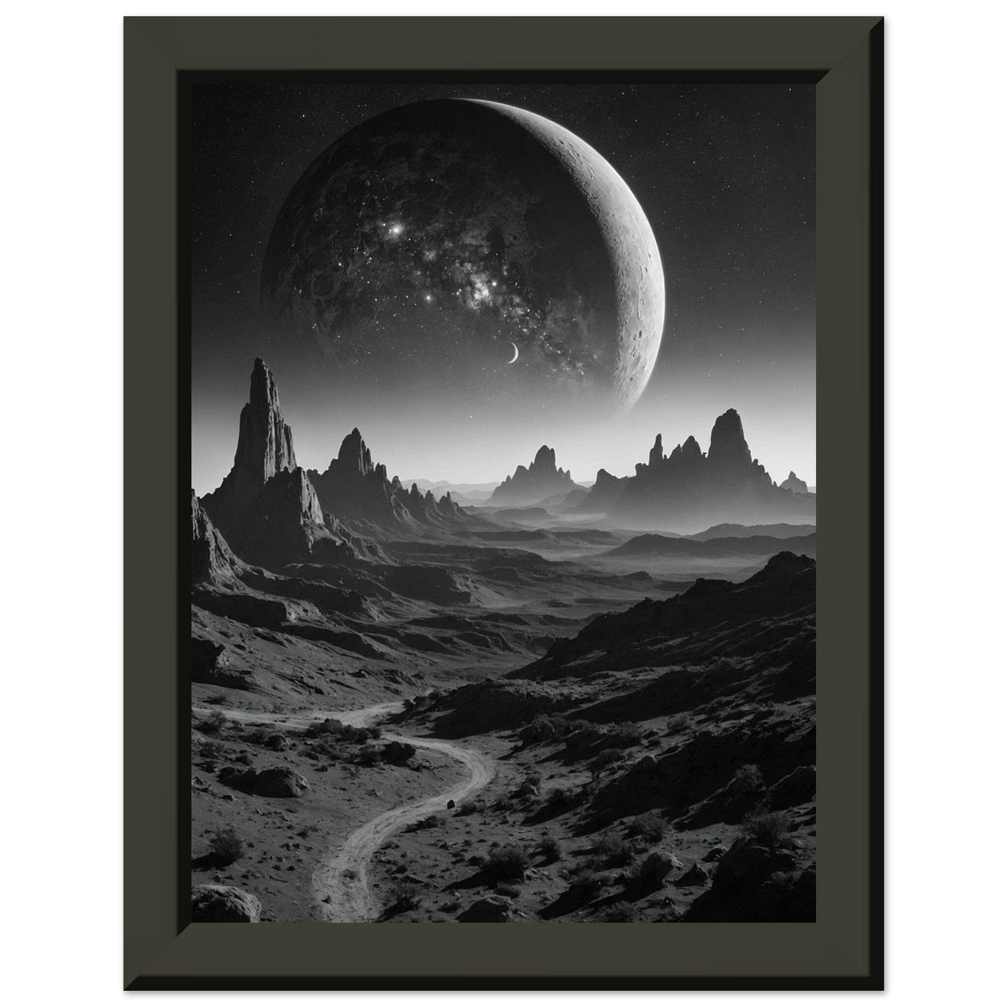 Premium Matte Paper Metal Framed Poster - Stilvolle Kunst in robustem Metallrahmen Print Material Modern Masterpieces 15x20 cm / 6x8″ 