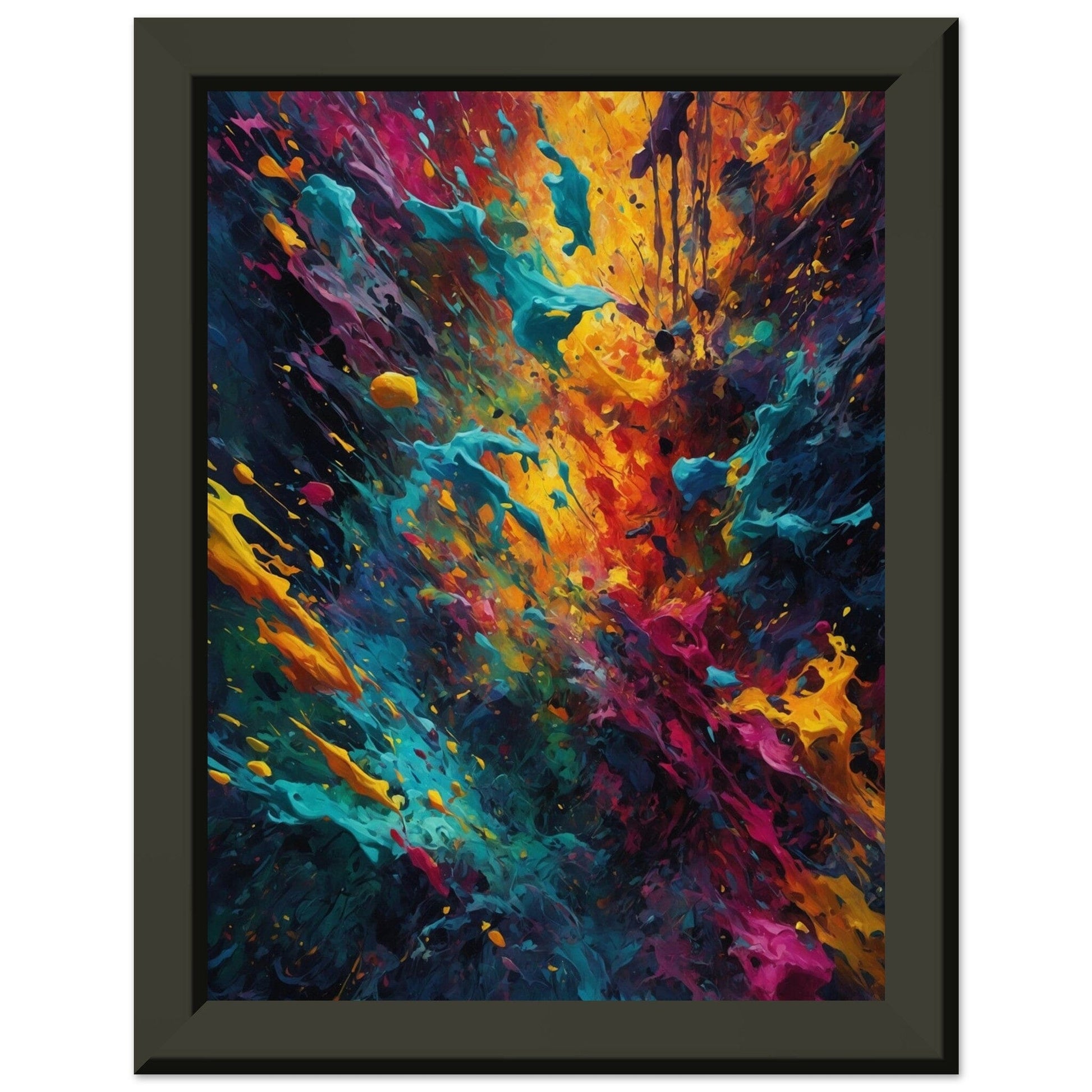 Premium Matte Paper Metal Framed Poster - Stilvolle Kunst in robustem Metallrahmen Print Material Modern Masterpieces 15x20 cm / 6x8″ 