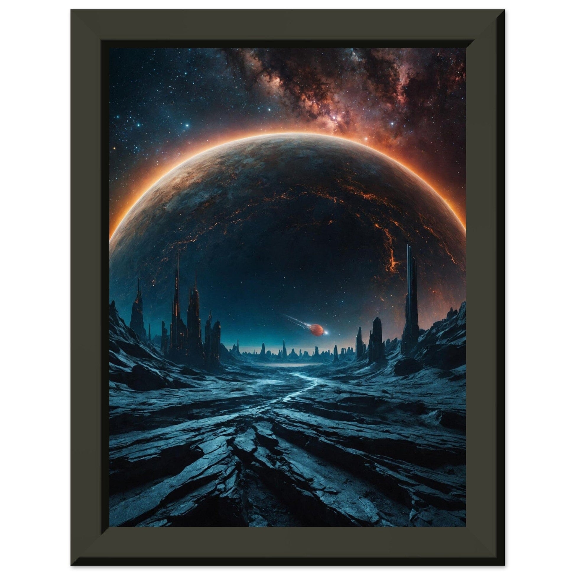 Premium Matte Paper Metal Framed Poster - Stilvolle Kunst in robustem Metallrahmen Print Material Modern Masterpieces 15x20 cm / 6x8″ 