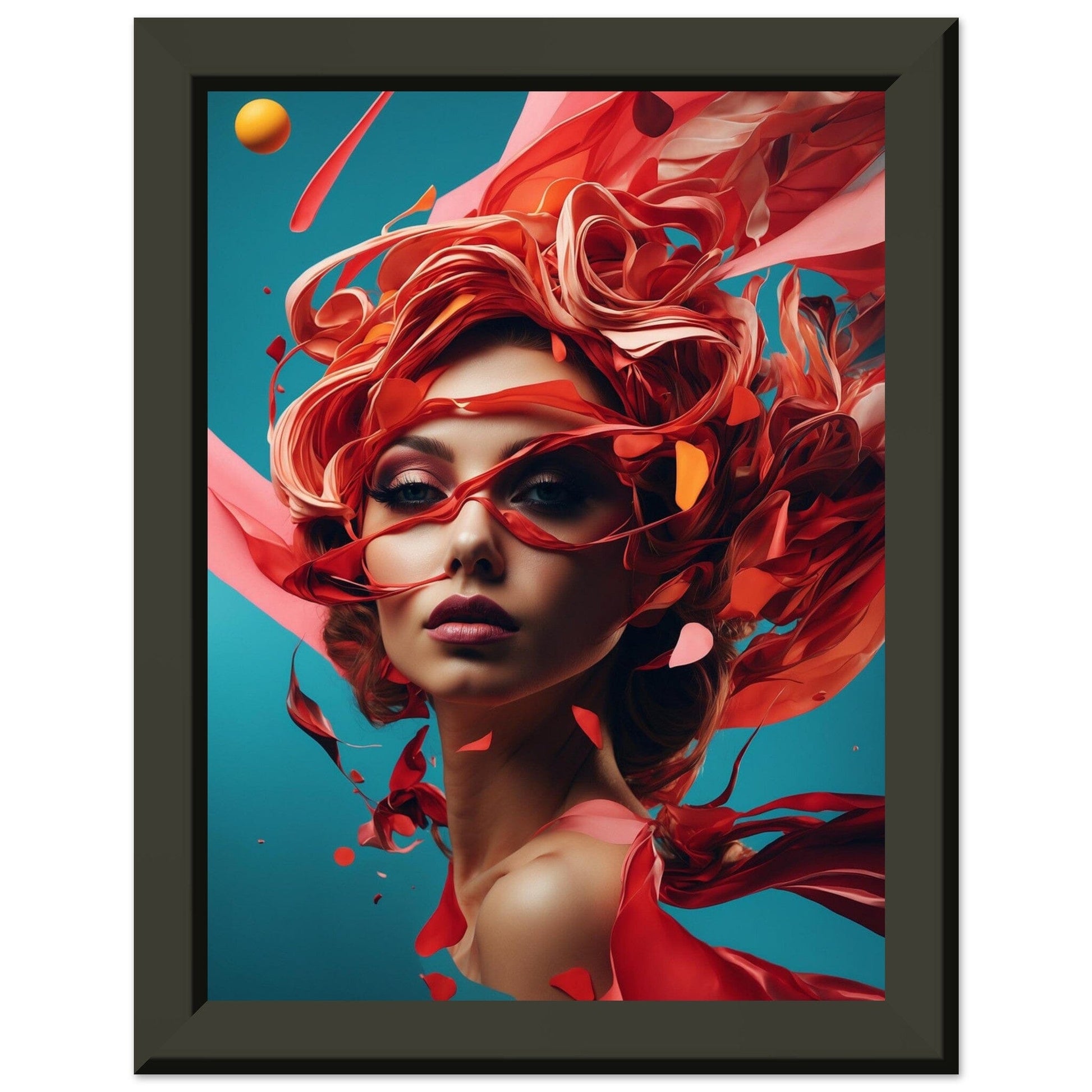 Premium Matte Paper Metal Framed Poster - Stilvolle Kunst in robustem Metallrahmen Print Material Modern Masterpieces 15x20 cm / 6x8″ 