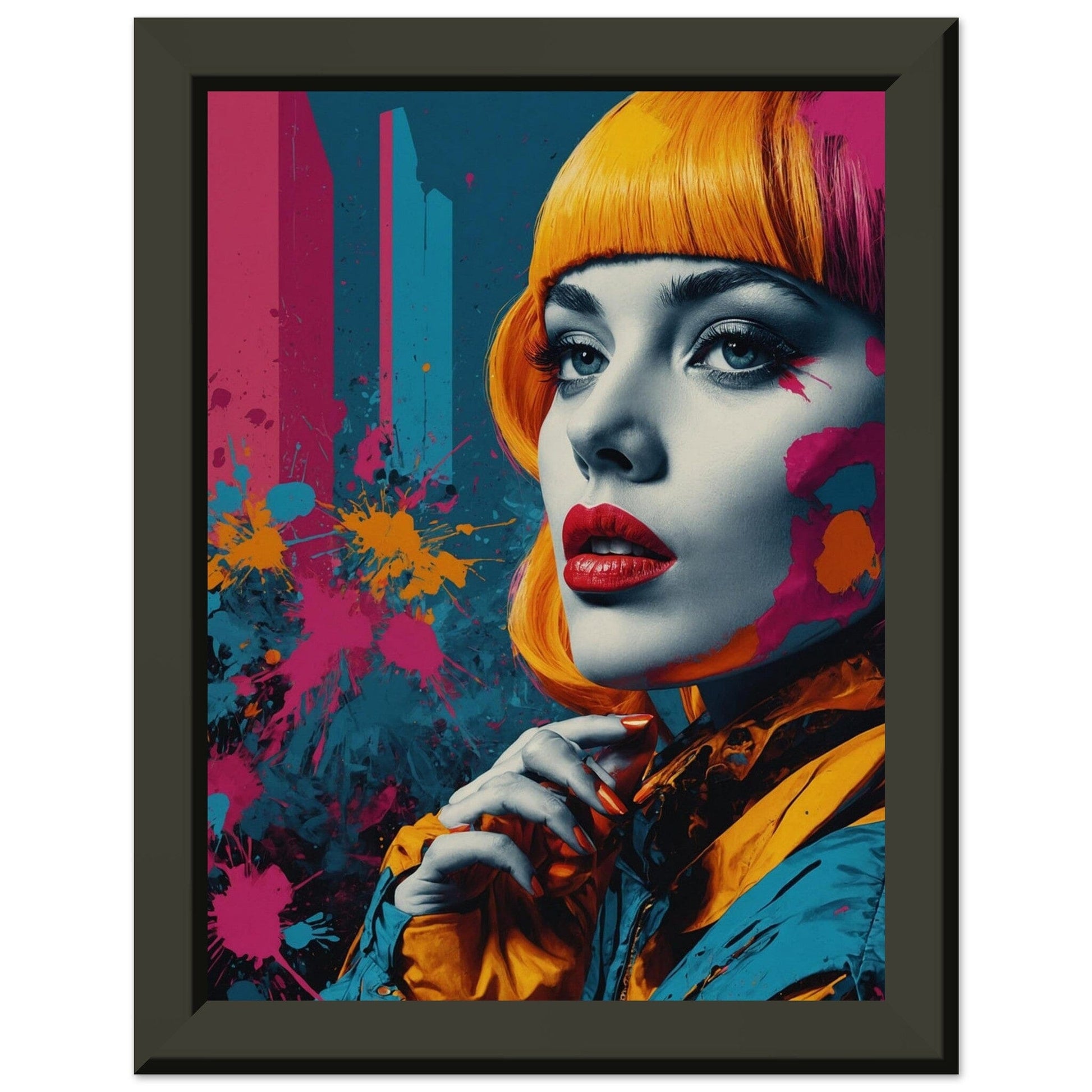Premium Matte Paper Metal Framed Poster - Stilvolle Kunst in robustem Metallrahmen Print Material Modern Masterpieces 15x20 cm / 6x8″ 