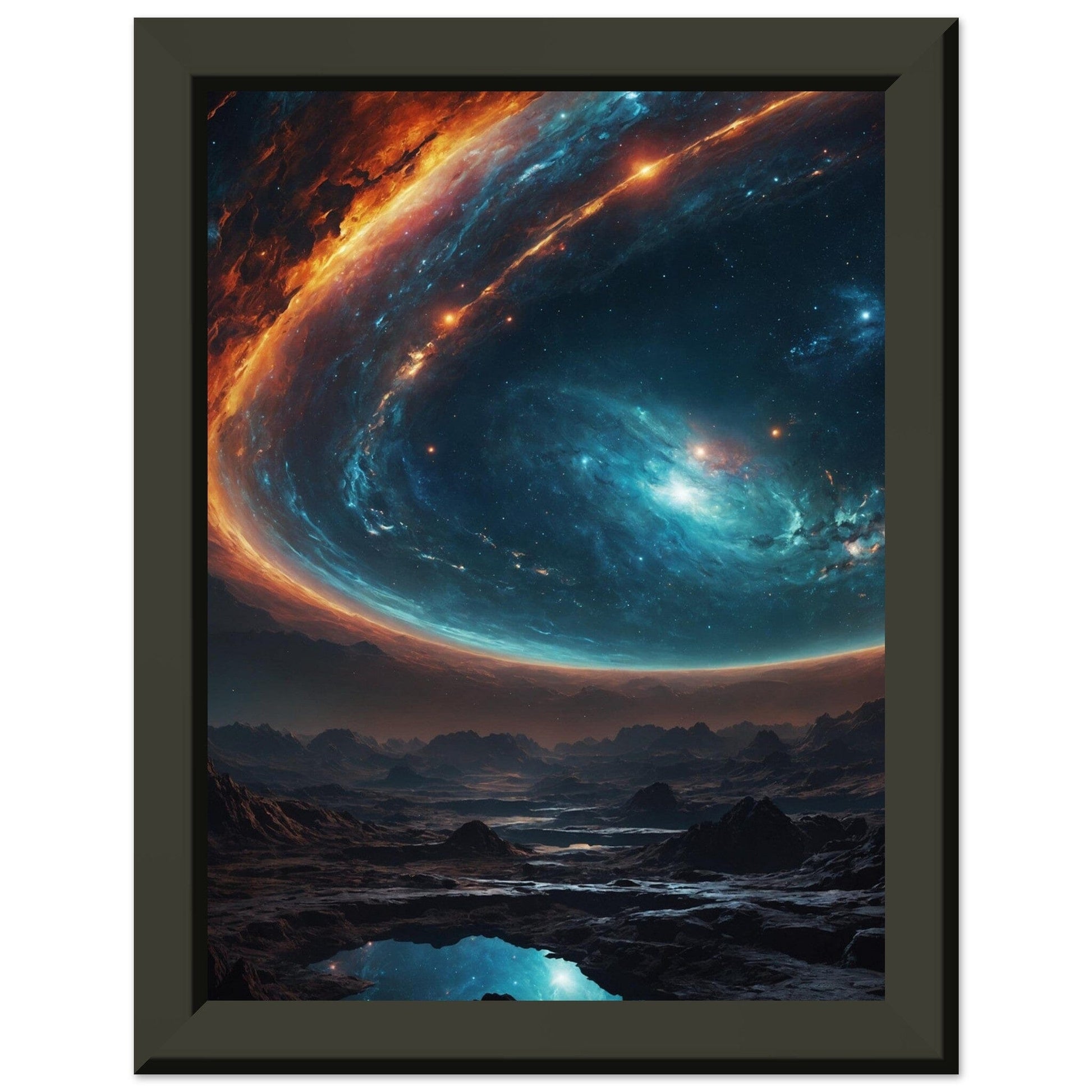 Premium Matte Paper Metal Framed Poster - Stilvolle Kunst in robustem Metallrahmen Print Material Modern Masterpieces 15x20 cm / 6x8″ 
