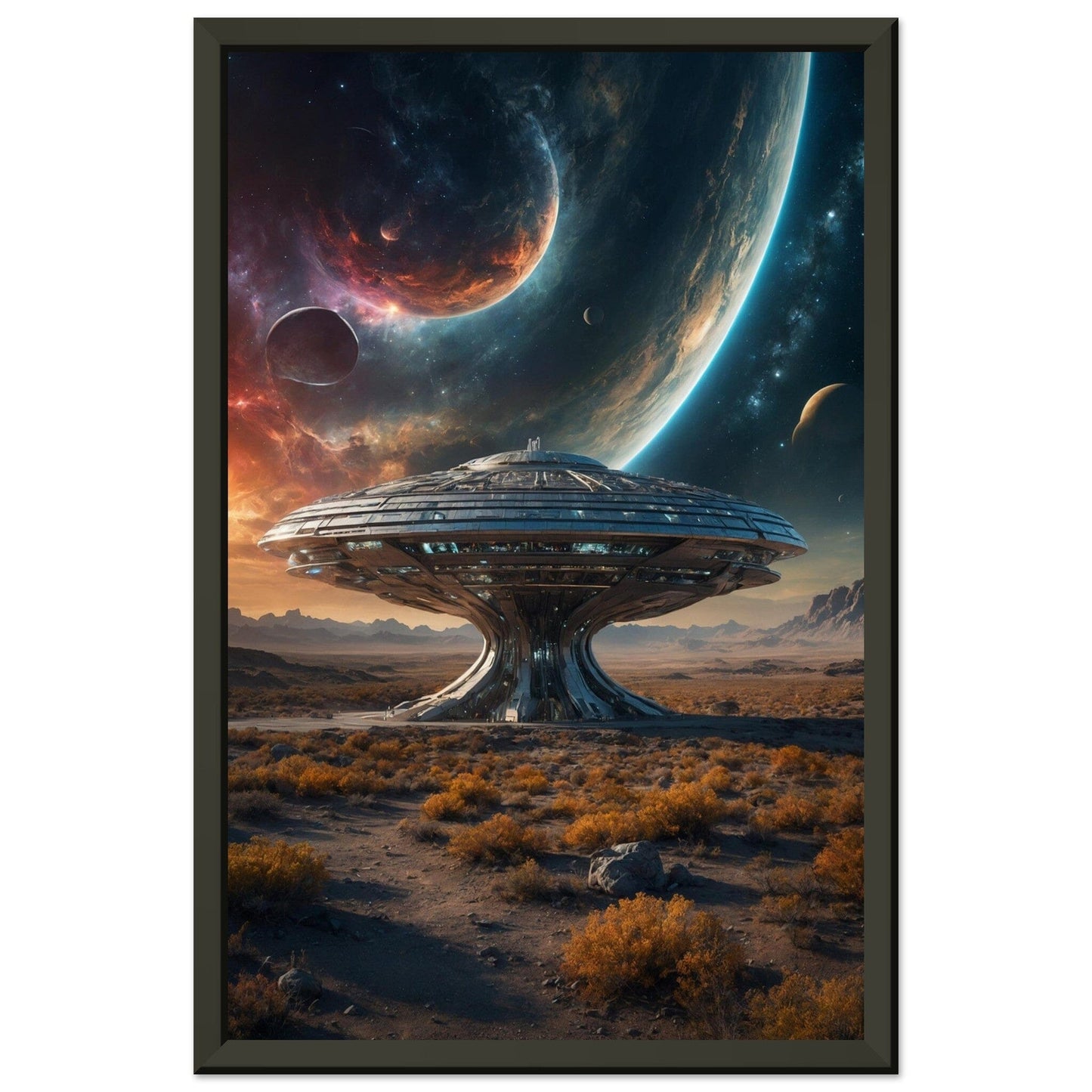 Premium Matte Paper Metal Framed Poster - Stilvolle Kunst in robustem Metallrahmen Print Material Modern Masterpieces 28x43 cm / XL (11x17″) 