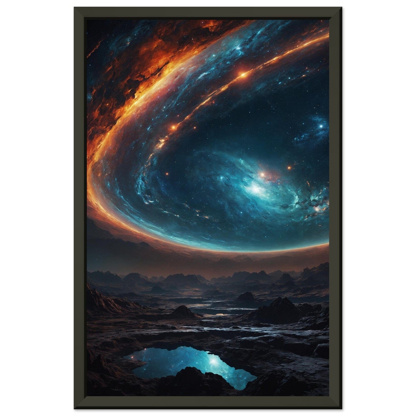 Premium Matte Paper Metal Framed Poster - Stilvolle Kunst in robustem Metallrahmen Print Material Modern Masterpieces 28x43 cm / XL (11x17″) 