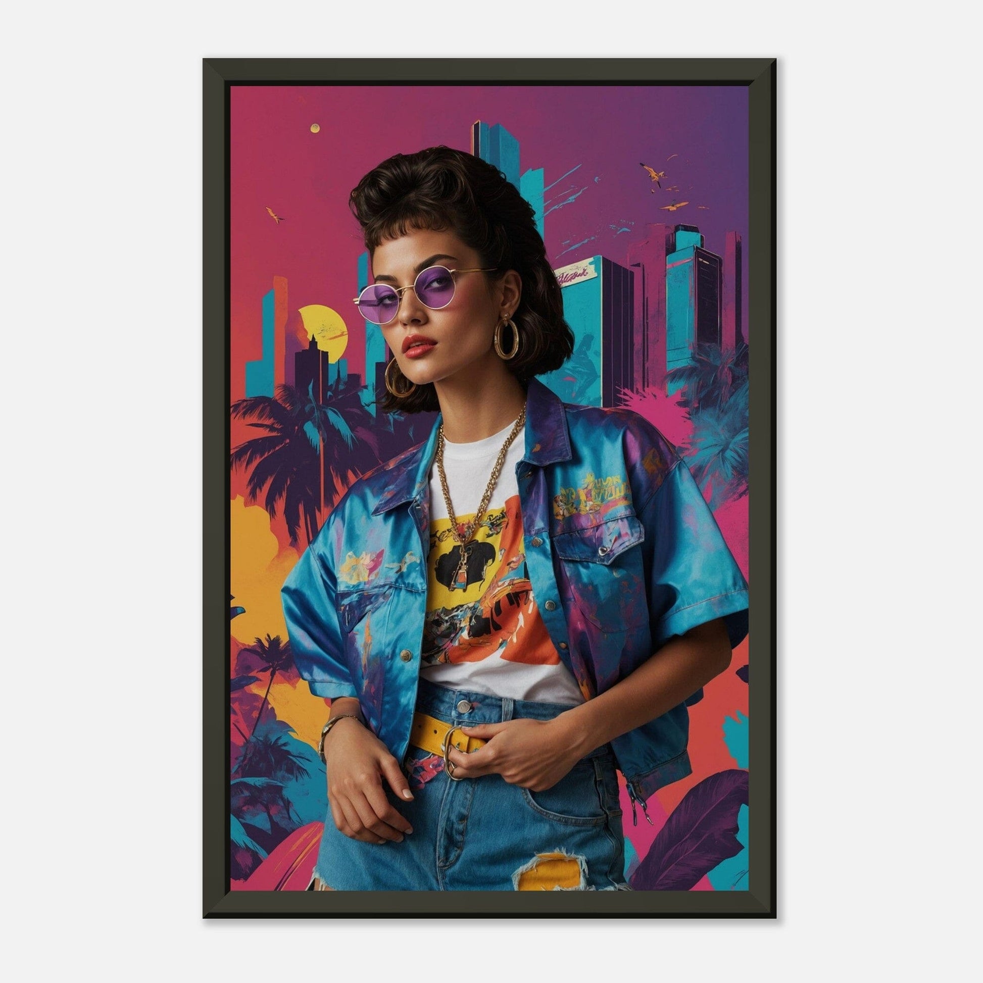 Premium Matte Paper Metal Framed Poster - Stilvolle Kunst in robustem Metallrahmen Print Material Modern Masterpieces 28x43 cm / XL (11x17″) 