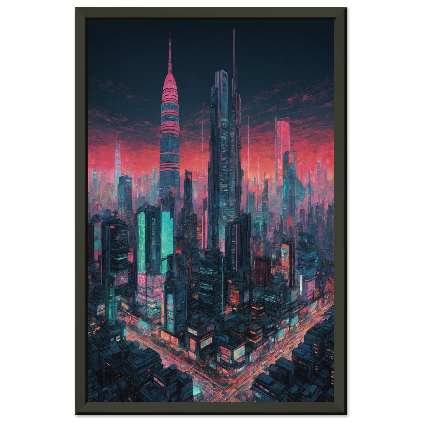Premium Matte Paper Metal Framed Poster - Stilvolle Kunst in robustem Metallrahmen Print Material Modern Masterpieces 28x43 cm / XL (11x17″) 