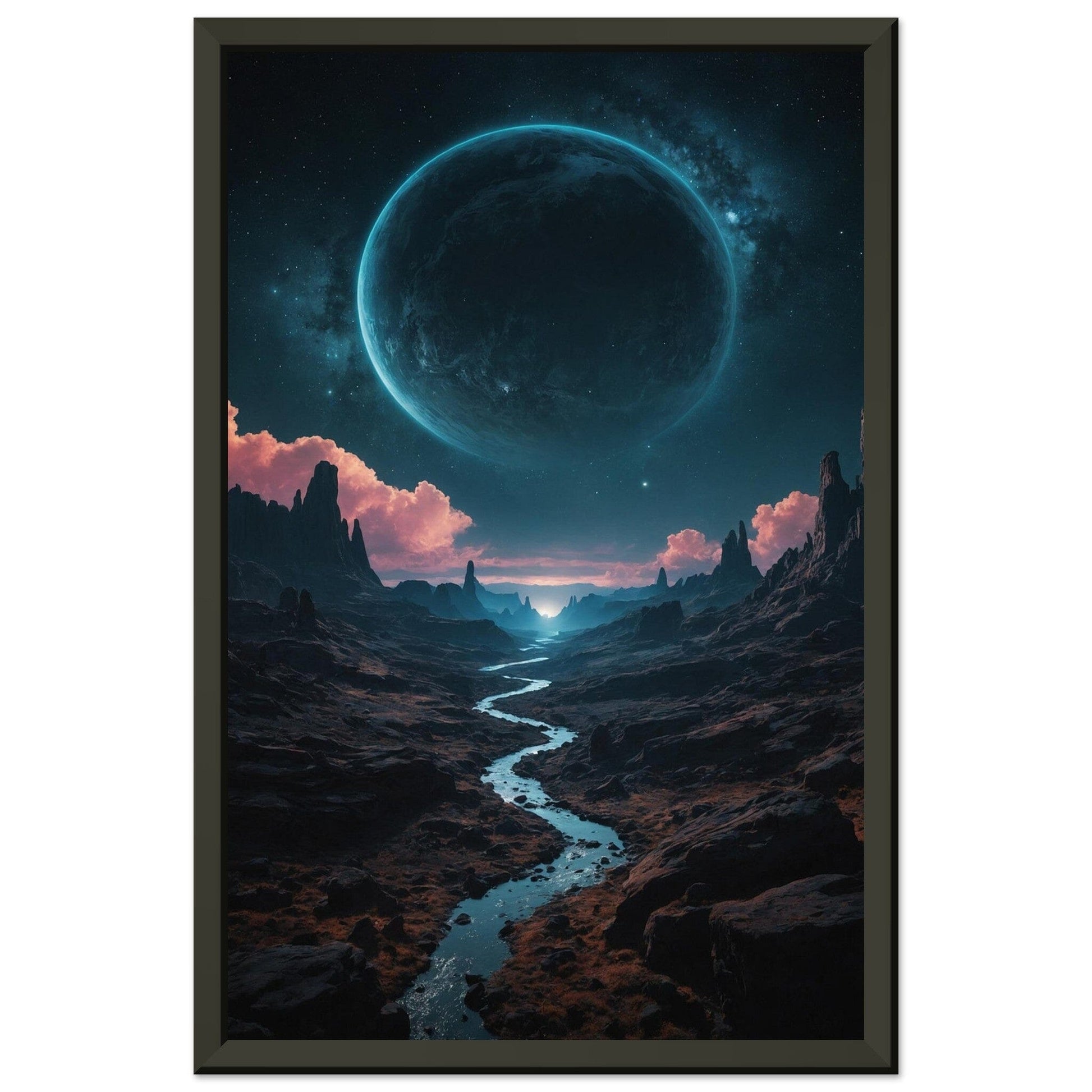 Premium Matte Paper Metal Framed Poster - Stilvolle Kunst in robustem Metallrahmen Print Material Modern Masterpieces 28x43 cm / XL (11x17″) 