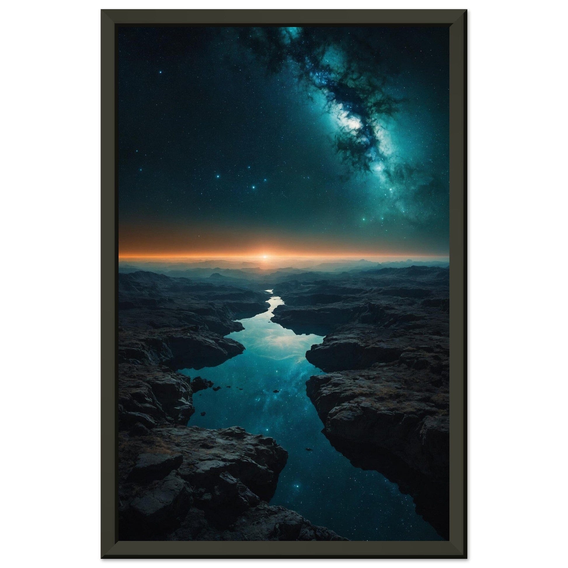 Premium Matte Paper Metal Framed Poster - Stilvolle Kunst in robustem Metallrahmen Print Material Modern Masterpieces 28x43 cm / XL (11x17″) 