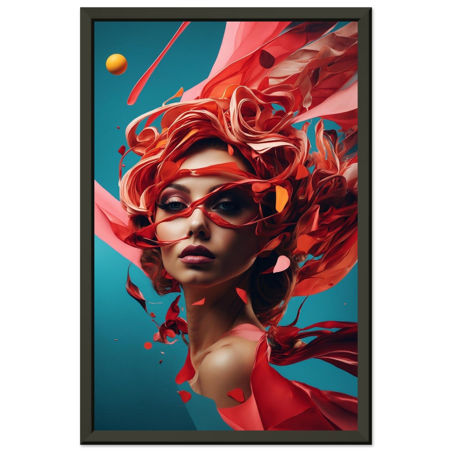 Premium Matte Paper Metal Framed Poster - Stilvolle Kunst in robustem Metallrahmen Print Material Modern Masterpieces 28x43 cm / XL (11x17″) 