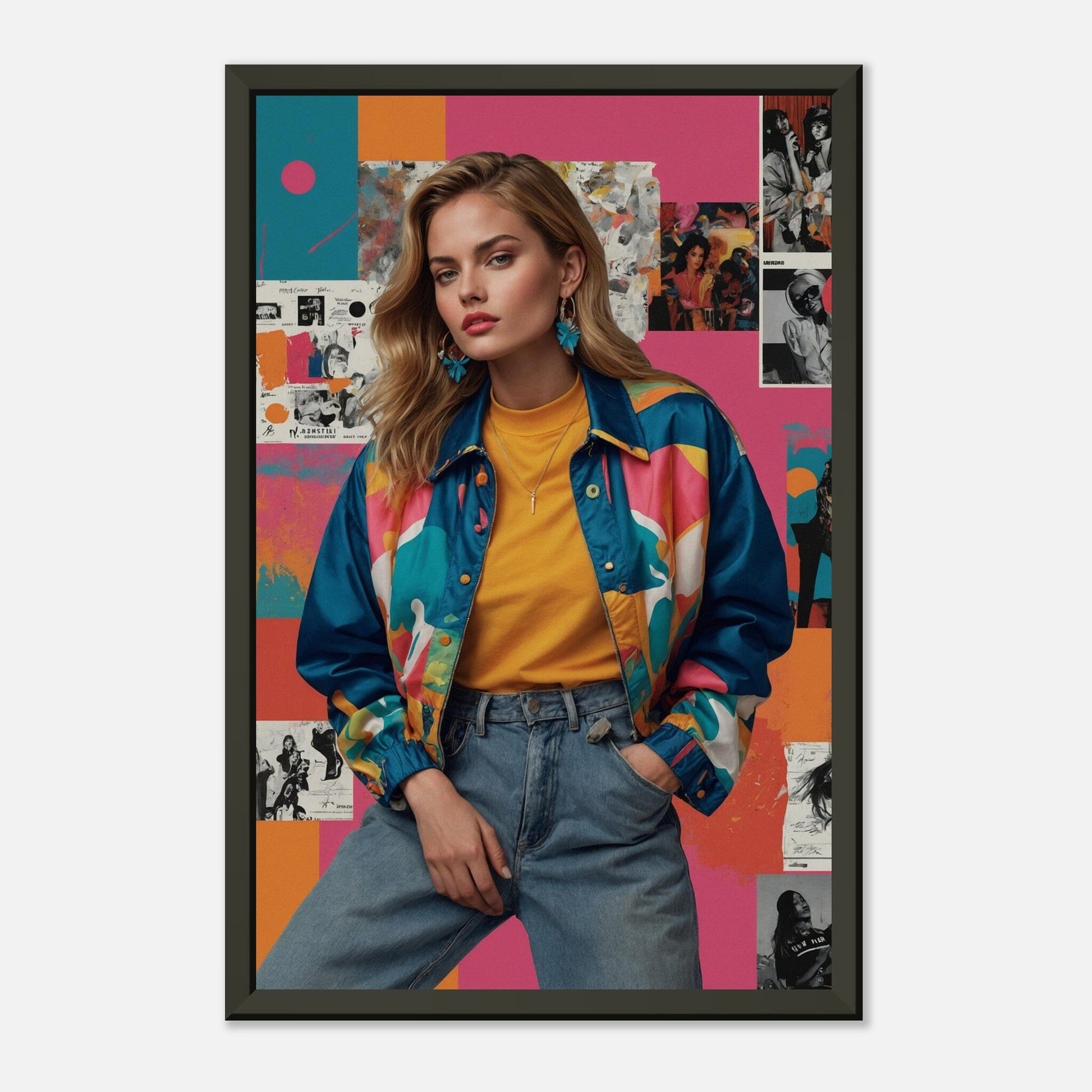 Premium Matte Paper Metal Framed Poster - Stilvolle Kunst in robustem Metallrahmen Print Material Modern Masterpieces 28x43 cm / XL (11x17″) 