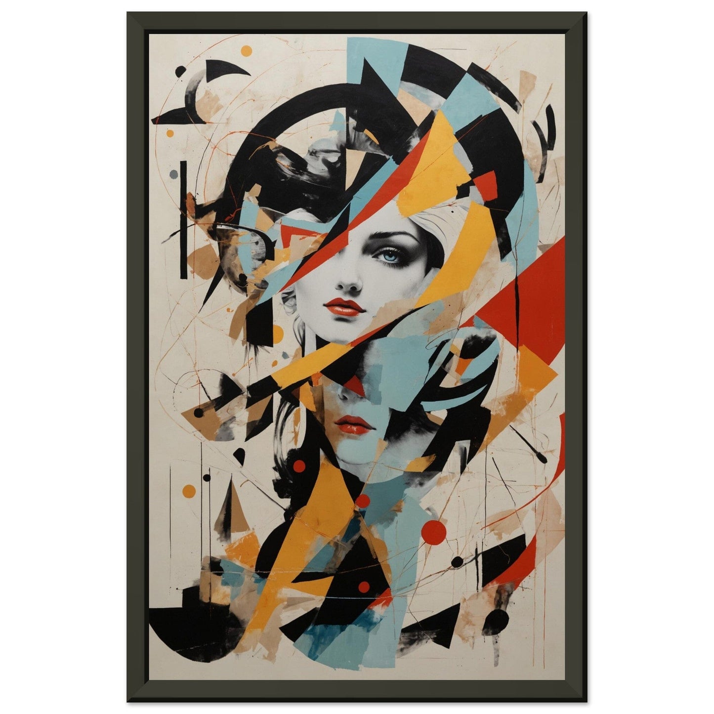 Premium Matte Paper Metal Framed Poster - Stilvolle Kunst in robustem Metallrahmen Print Material Modern Masterpieces 28x43 cm / XL (11x17″) 