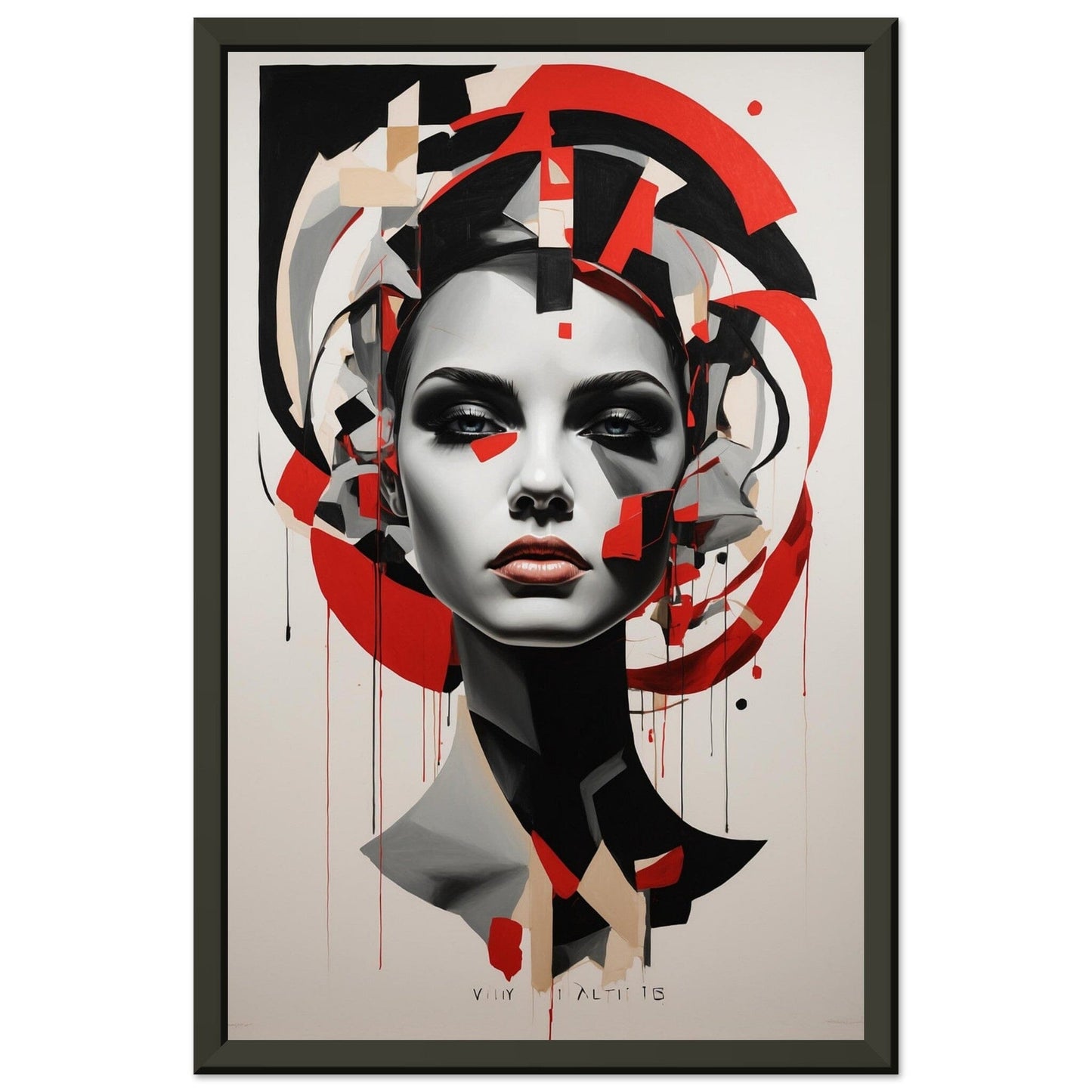 Premium Matte Paper Metal Framed Poster - Stilvolle Kunst in robustem Metallrahmen Print Material Modern Masterpieces 28x43 cm / XL (11x17″) 