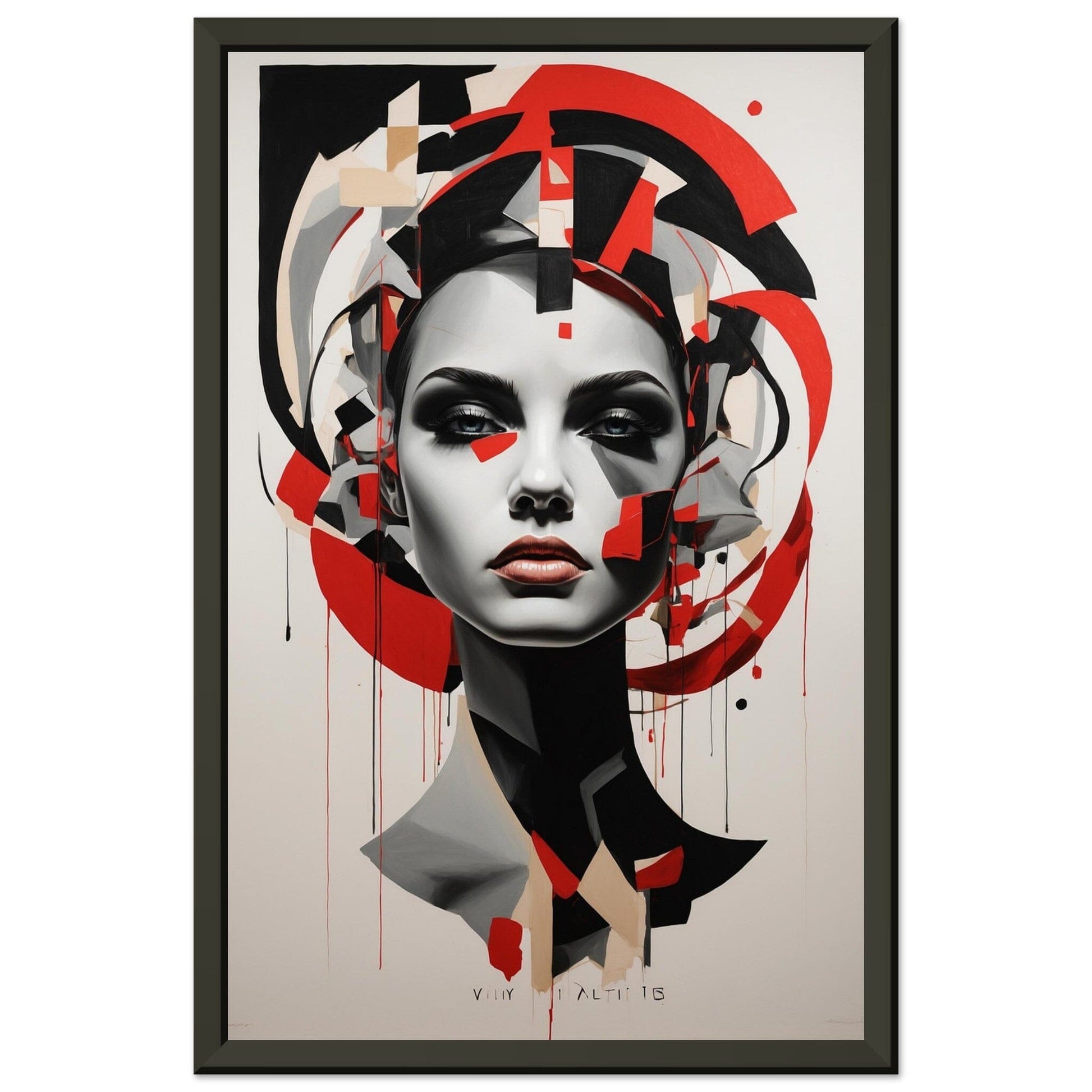 Premium Matte Paper Metal Framed Poster - Stilvolle Kunst in robustem Metallrahmen Print Material Modern Masterpieces 28x43 cm / XL (11x17″) 