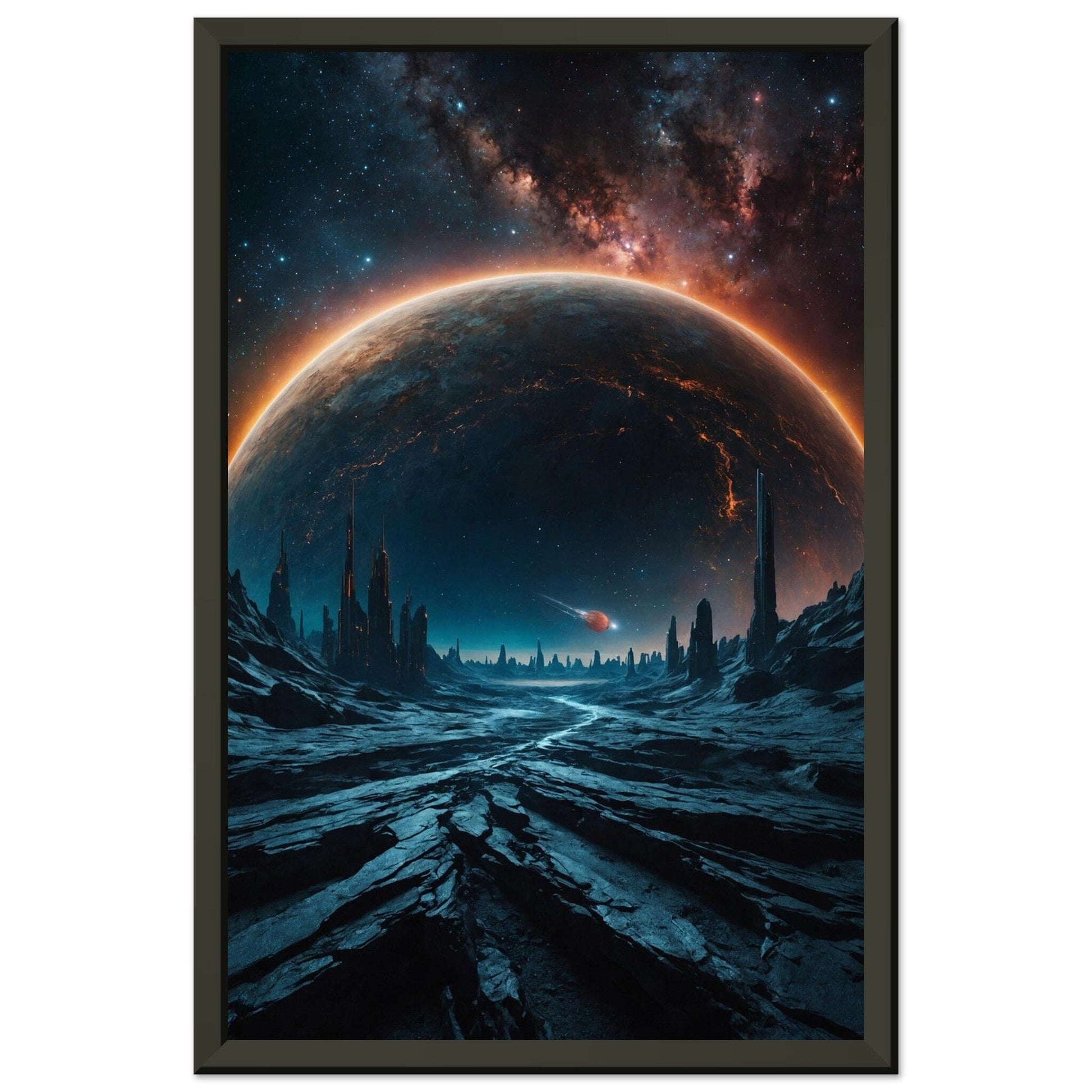 Premium Matte Paper Metal Framed Poster - Stilvolle Kunst in robustem Metallrahmen Print Material Modern Masterpieces 28x43 cm / XL (11x17″) 