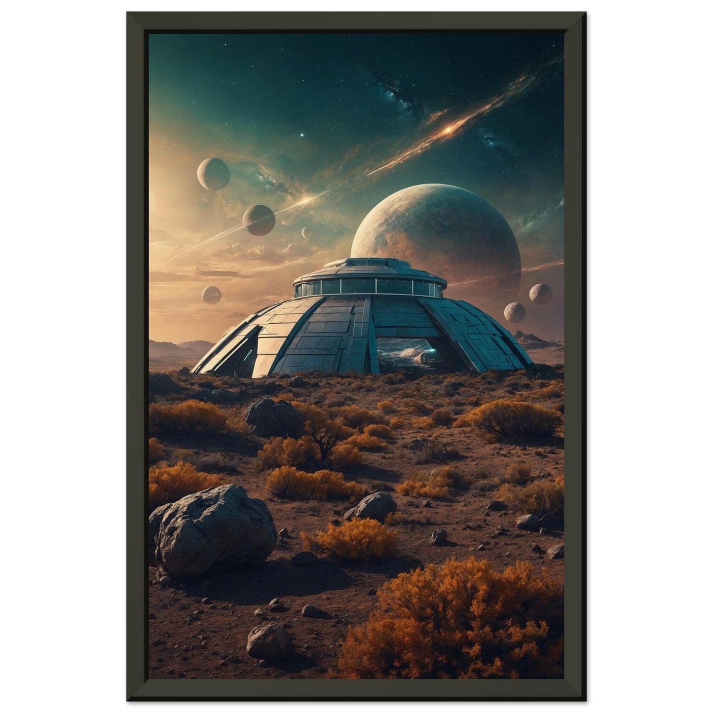 Premium Matte Paper Metal Framed Poster - Stilvolle Kunst in robustem Metallrahmen Print Material Modern Masterpieces 28x43 cm / XL (11x17″) 