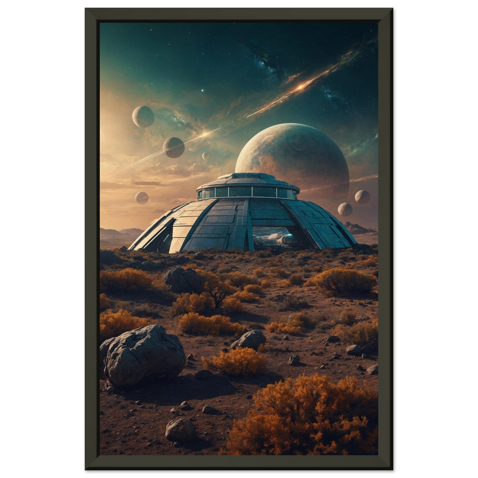 Premium Matte Paper Metal Framed Poster - Stilvolle Kunst in robustem Metallrahmen Print Material Modern Masterpieces 28x43 cm / XL (11x17″) 