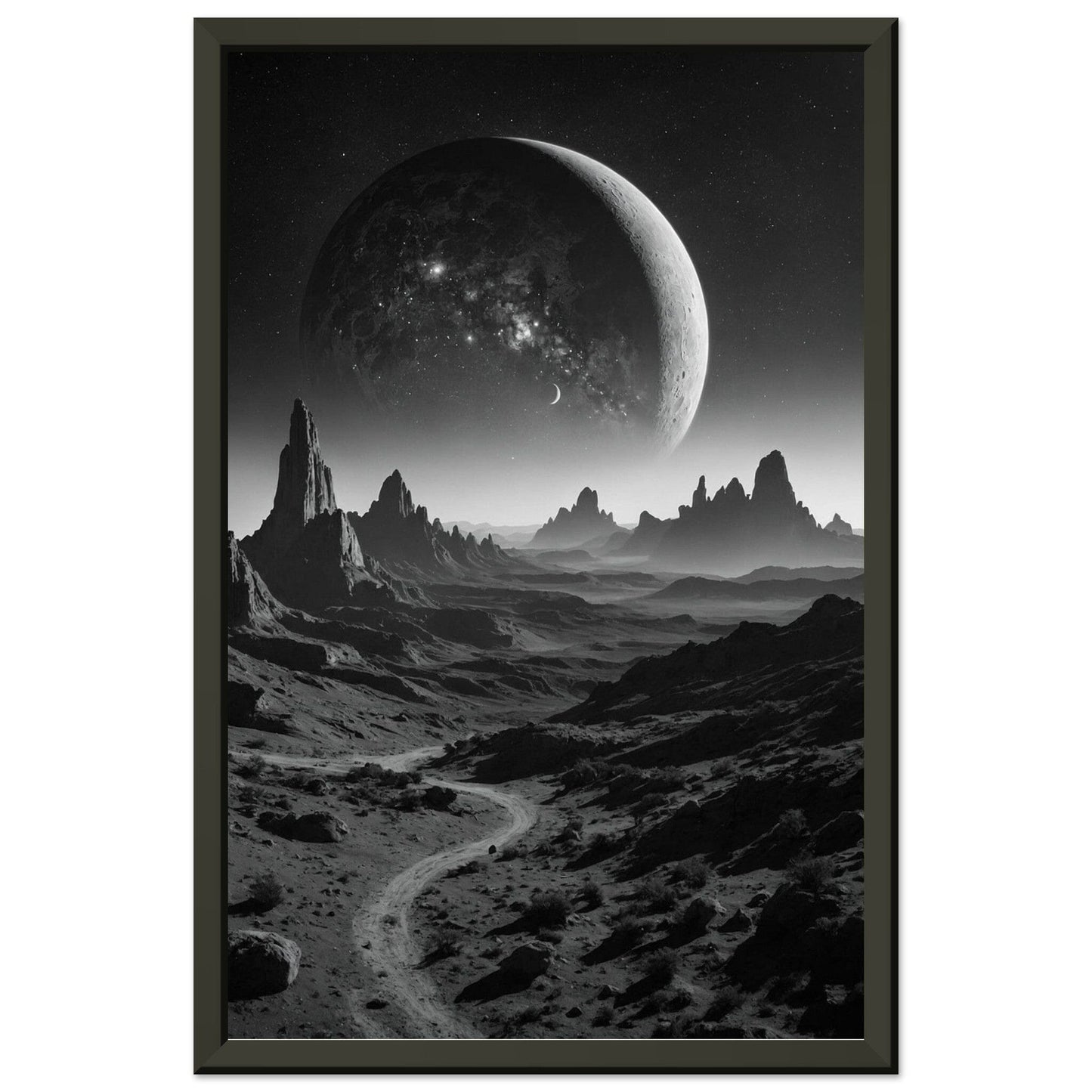 Premium Matte Paper Metal Framed Poster - Stilvolle Kunst in robustem Metallrahmen Print Material Modern Masterpieces 28x43 cm / XL (11x17″) 