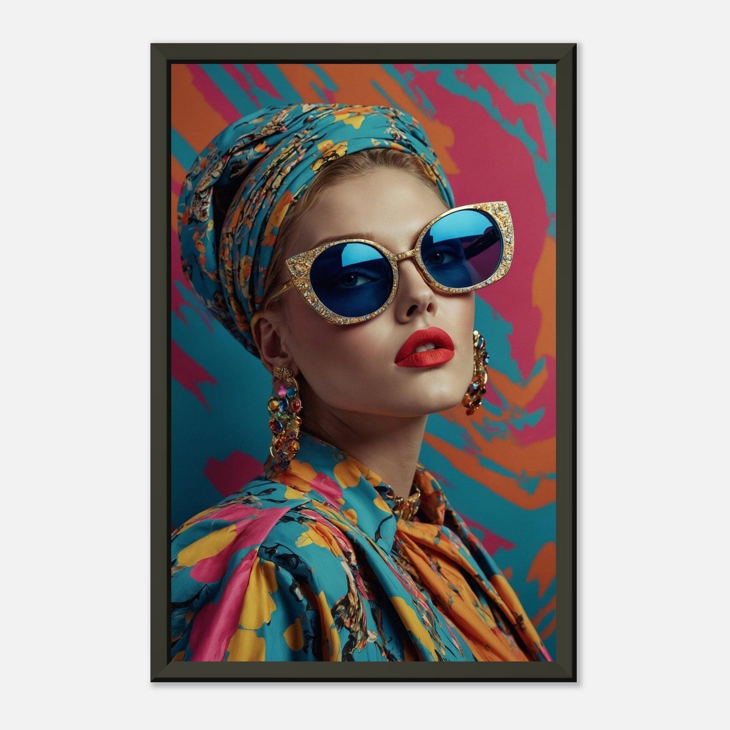 Premium Matte Paper Metal Framed Poster - Stilvolle Kunst in robustem Metallrahmen Print Material Modern Masterpieces 28x43 cm / XL (11x17″) 