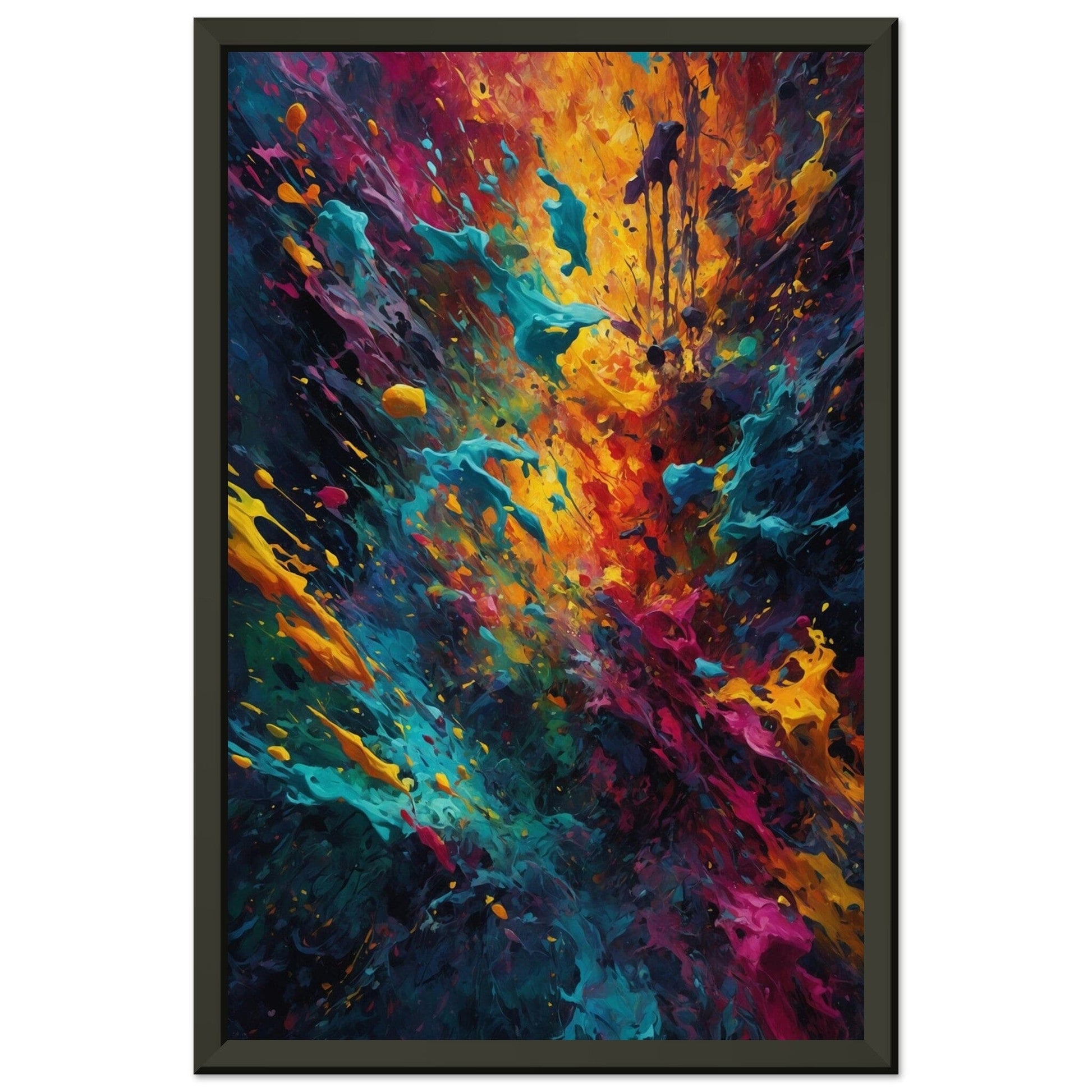 Premium Matte Paper Metal Framed Poster - Stilvolle Kunst in robustem Metallrahmen Print Material Modern Masterpieces 28x43 cm / XL (11x17″) 