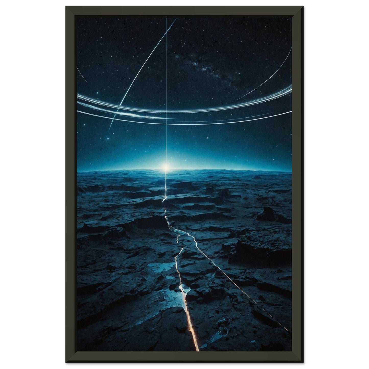 Premium Matte Paper Metal Framed Poster - Stilvolle Kunst in robustem Metallrahmen Print Material Modern Masterpieces 28x43 cm / XL (11x17″) 