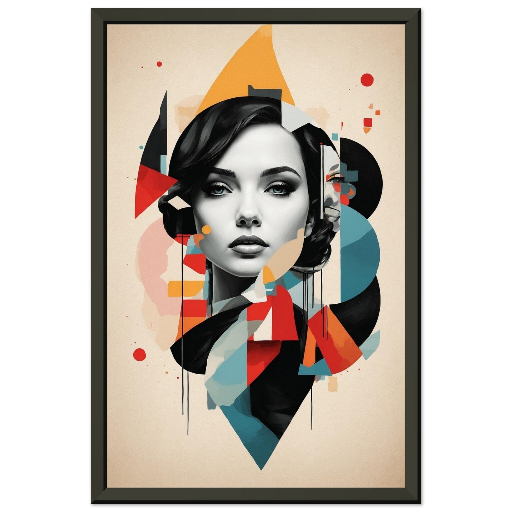 Premium Matte Paper Metal Framed Poster - Stilvolle Kunst in robustem Metallrahmen Print Material Modern Masterpieces 28x43 cm / XL (11x17″) 