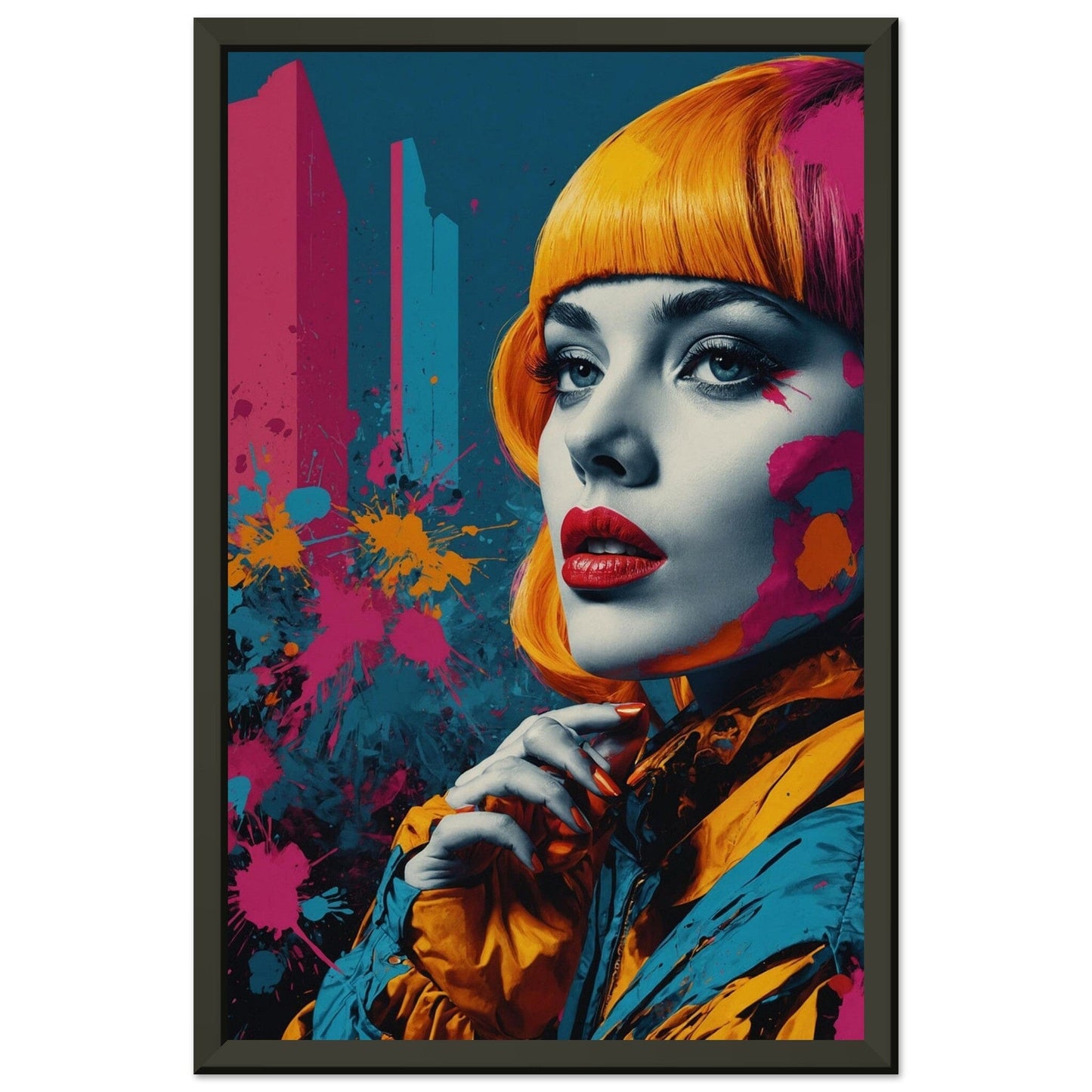 Premium Matte Paper Metal Framed Poster - Stilvolle Kunst in robustem Metallrahmen Print Material Modern Masterpieces 28x43 cm / XL (11x17″) 