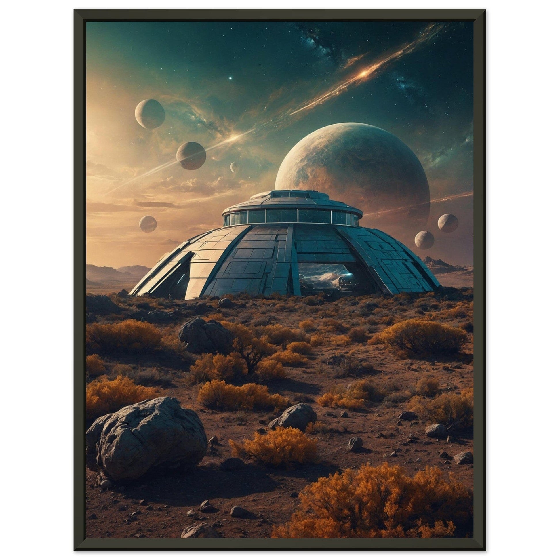 Premium Matte Paper Metal Framed Poster - Stilvolle Kunst in robustem Metallrahmen Print Material Modern Masterpieces 45x60 cm / 18x24″ 