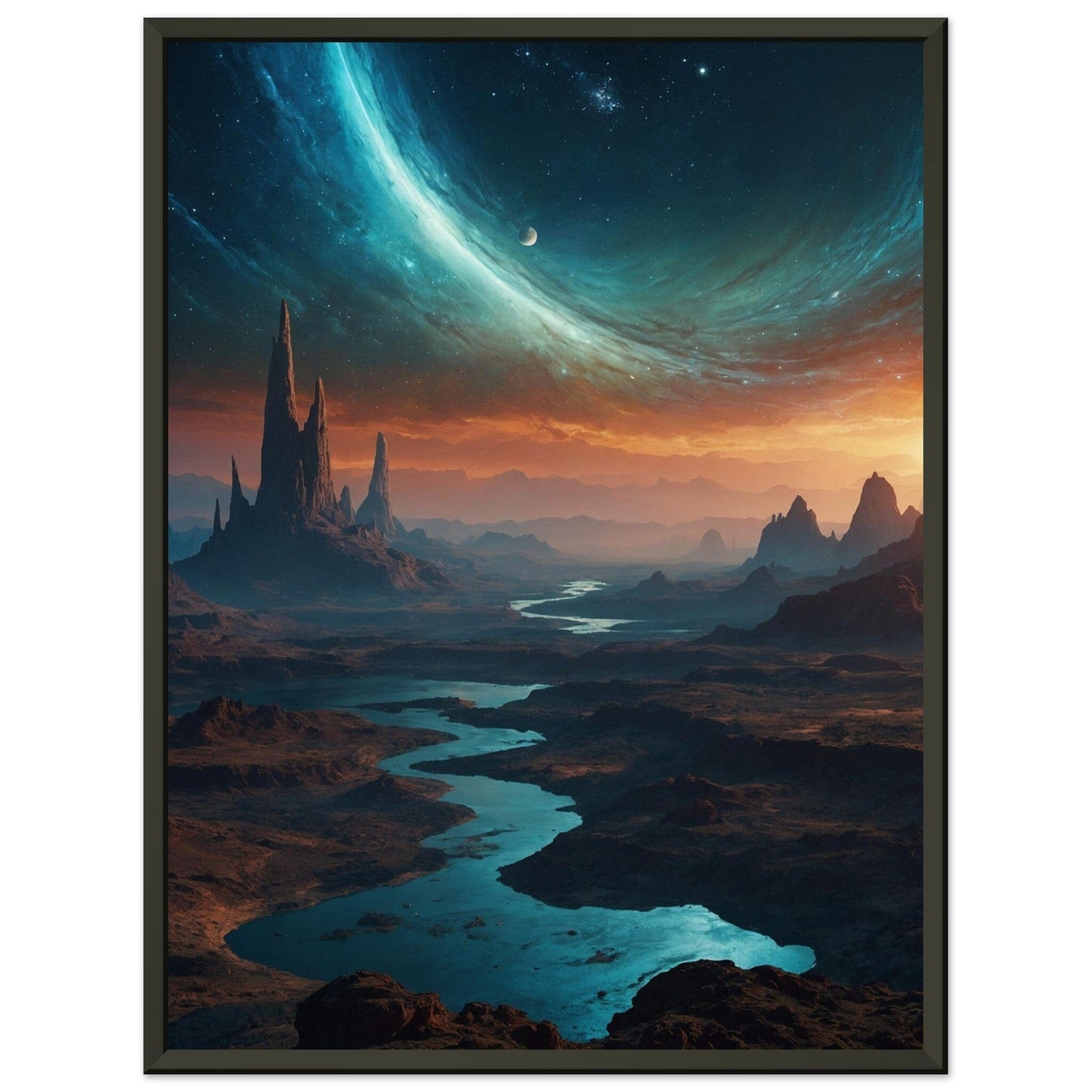 Premium Matte Paper Metal Framed Poster - Stilvolle Kunst in robustem Metallrahmen Print Material Modern Masterpieces 45x60 cm / 18x24″ 