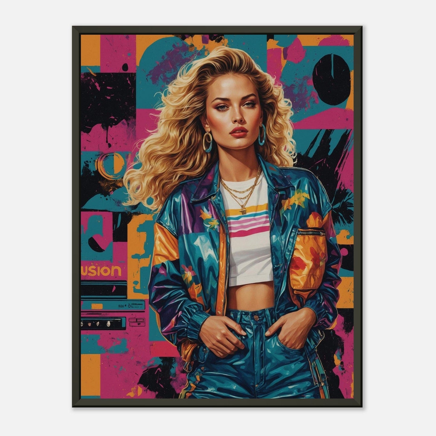 Premium Matte Paper Metal Framed Poster - Stilvolle Kunst in robustem Metallrahmen Print Material Modern Masterpieces 45x60 cm / 18x24″ 