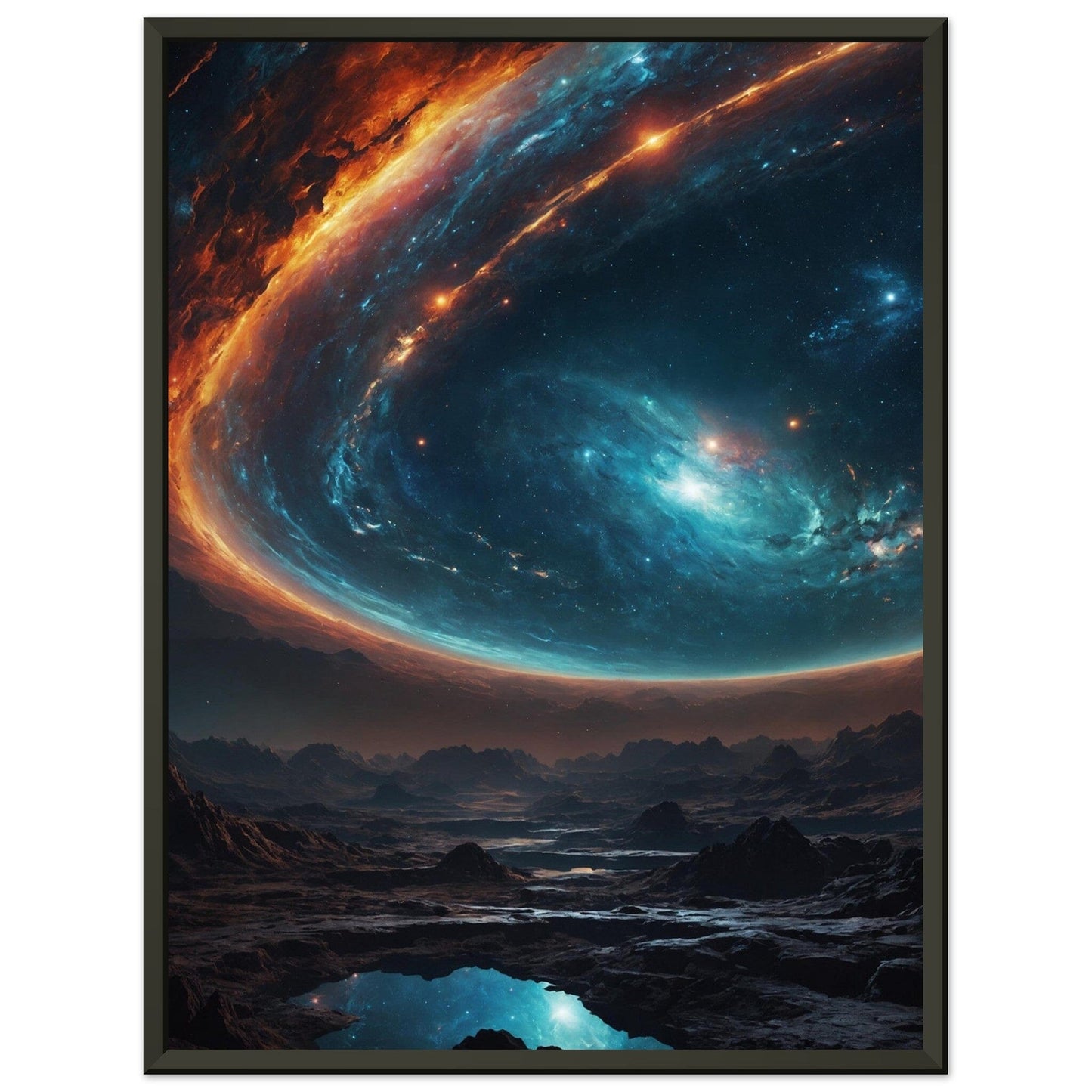 Premium Matte Paper Metal Framed Poster - Stilvolle Kunst in robustem Metallrahmen Print Material Modern Masterpieces 45x60 cm / 18x24″ 