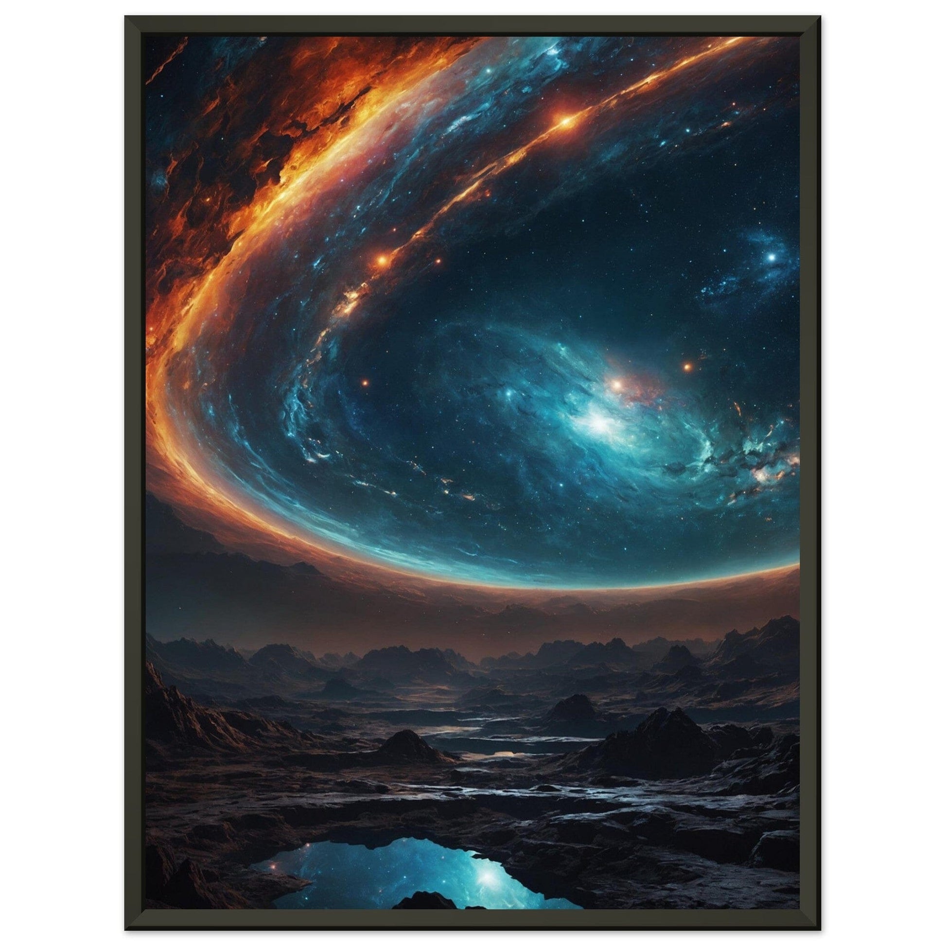 Premium Matte Paper Metal Framed Poster - Stilvolle Kunst in robustem Metallrahmen Print Material Modern Masterpieces 45x60 cm / 18x24″ 