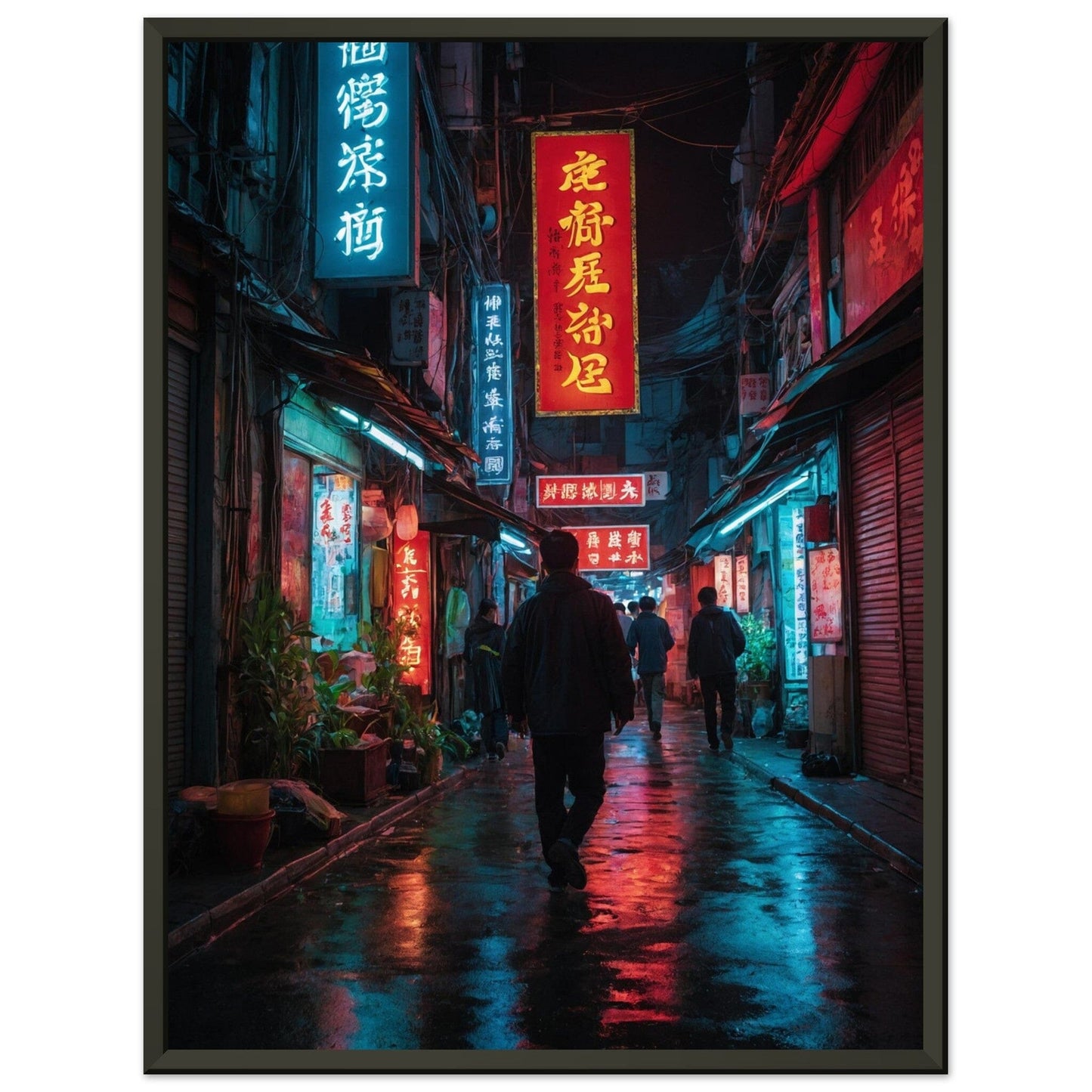 Premium Matte Paper Metal Framed Poster - Stilvolle Kunst in robustem Metallrahmen Print Material Modern Masterpieces 45x60 cm / 18x24″ 