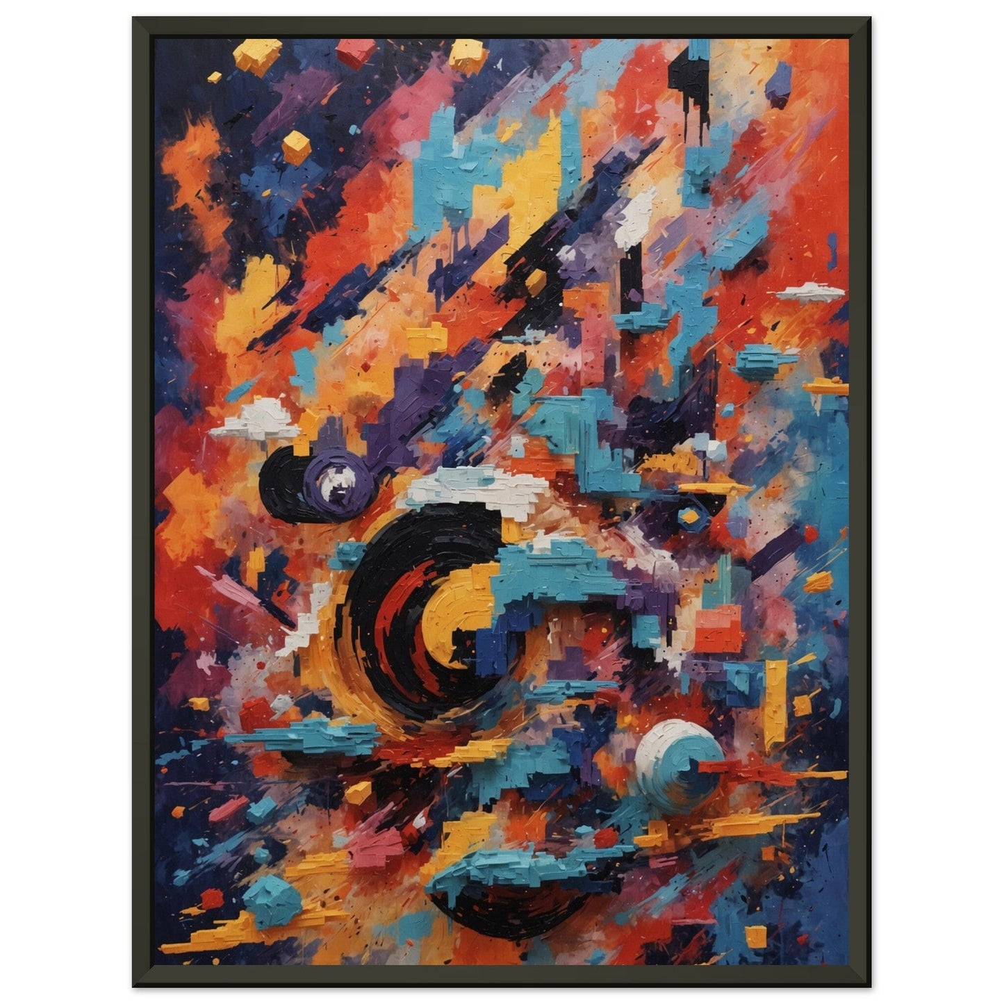 Premium Matte Paper Metal Framed Poster - Stilvolle Kunst in robustem Metallrahmen Print Material Modern Masterpieces 45x60 cm / 18x24″ 