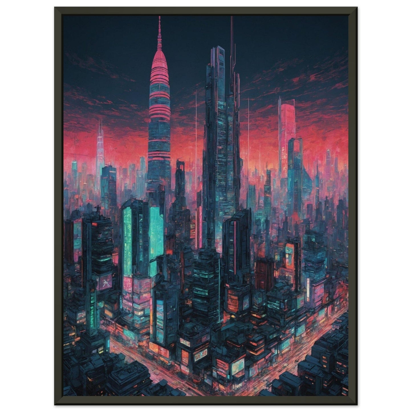 Premium Matte Paper Metal Framed Poster - Stilvolle Kunst in robustem Metallrahmen Print Material Modern Masterpieces 45x60 cm / 18x24″ 