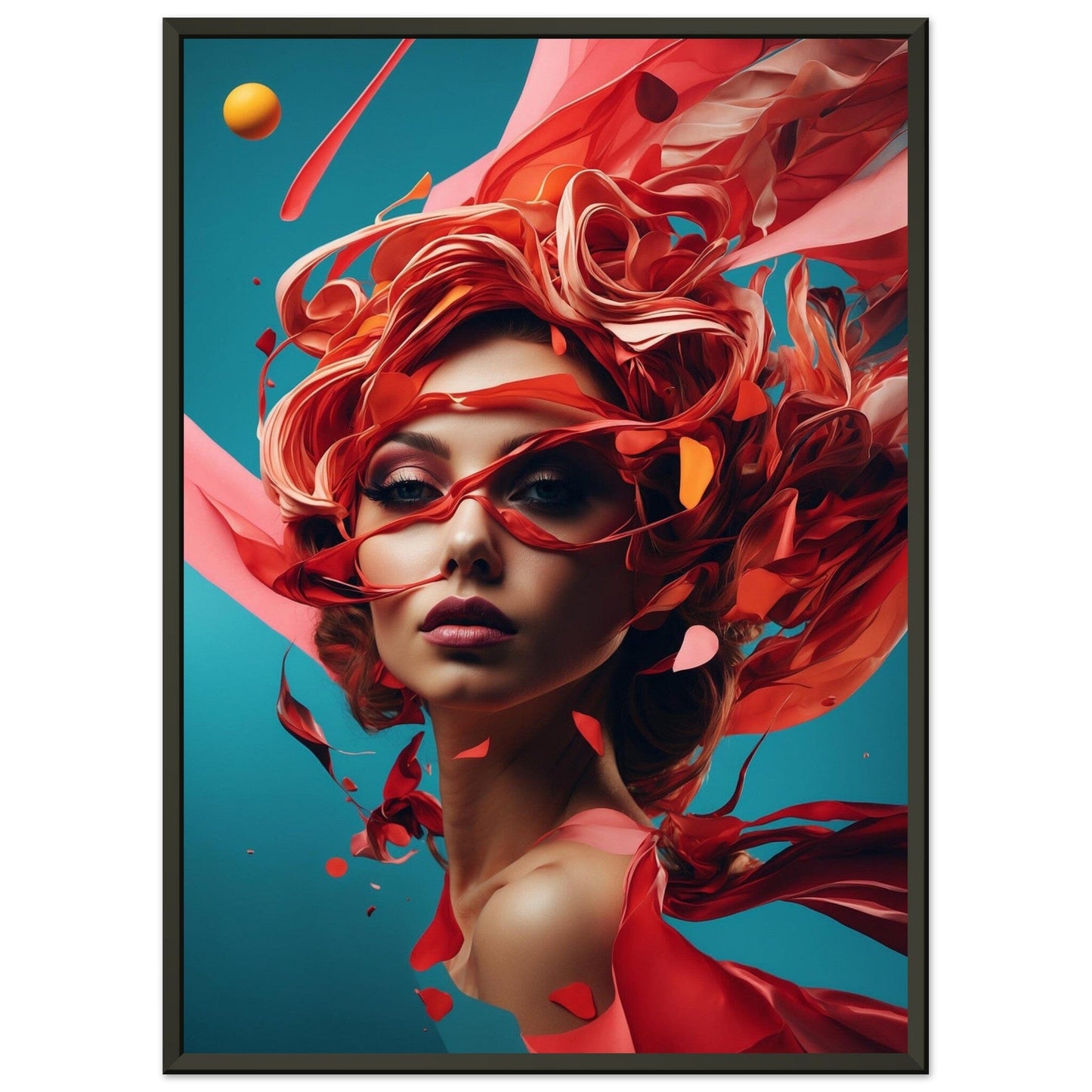 Premium Matte Paper Metal Framed Poster - Stilvolle Kunst in robustem Metallrahmen Print Material Modern Masterpieces 50x70 cm / 20x28″ 