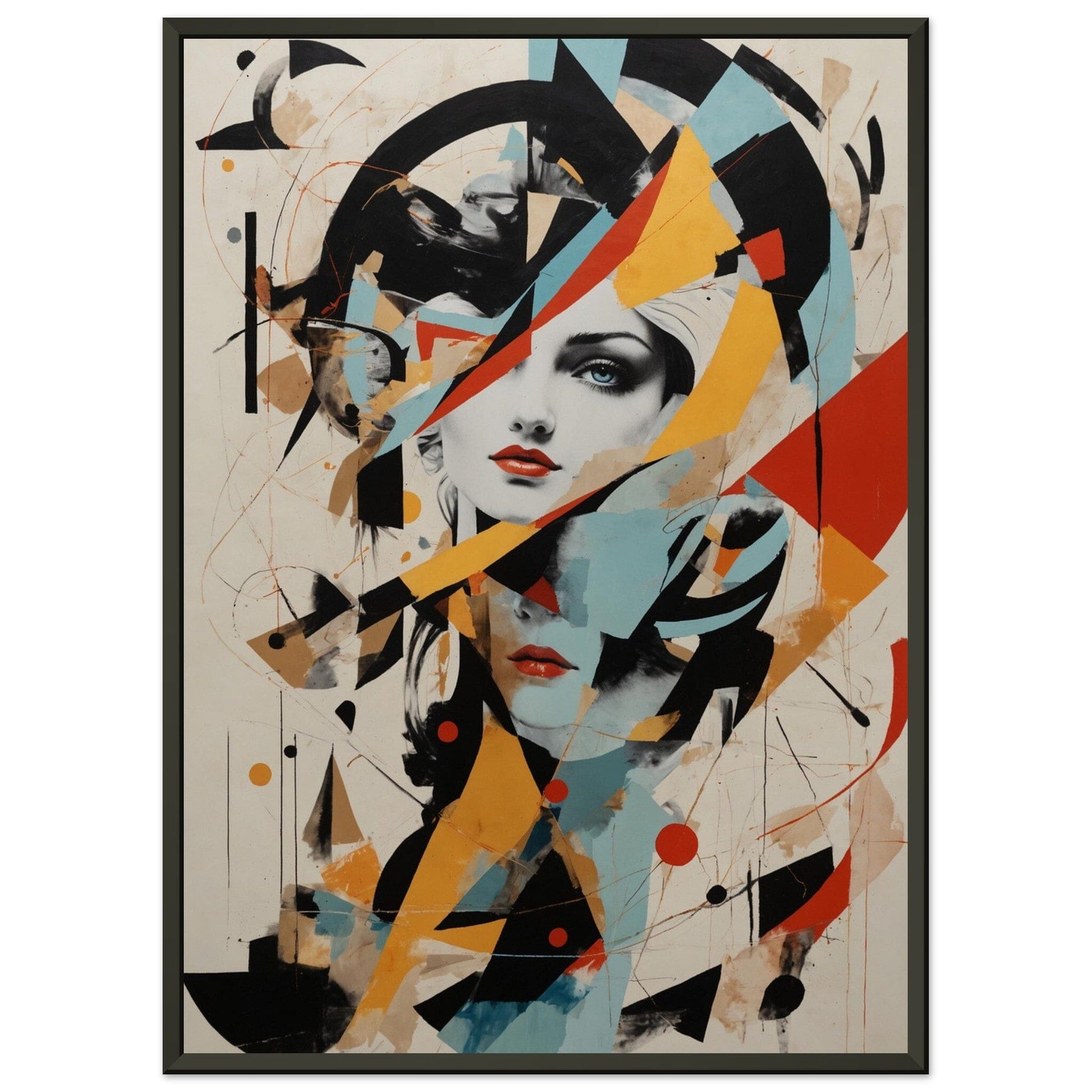 Premium Matte Paper Metal Framed Poster - Stilvolle Kunst in robustem Metallrahmen Print Material Modern Masterpieces 50x70 cm / 20x28″ 