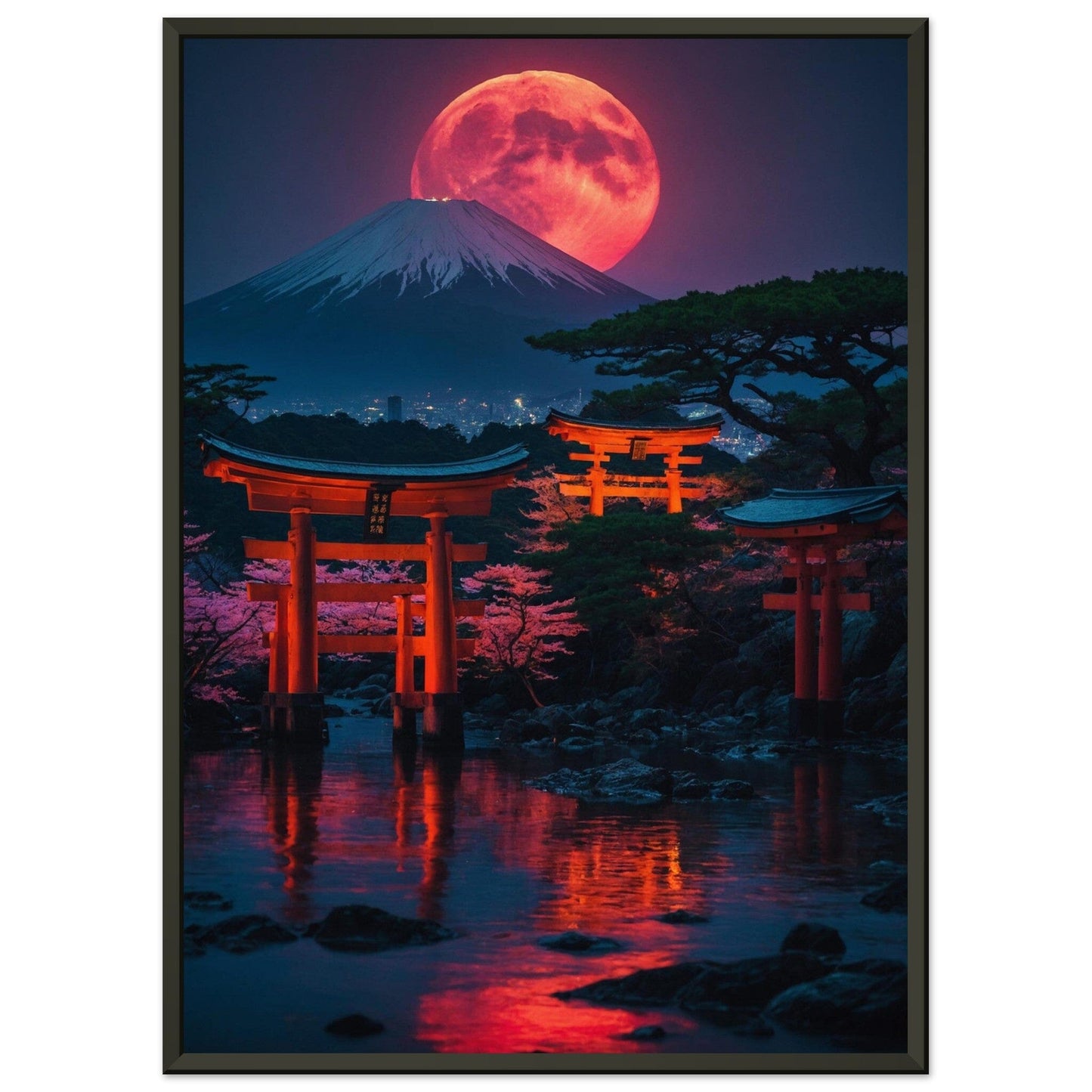 Premium Matte Paper Metal Framed Poster - Stilvolle Kunst in robustem Metallrahmen Print Material Modern Masterpieces 50x70 cm / 20x28″ 